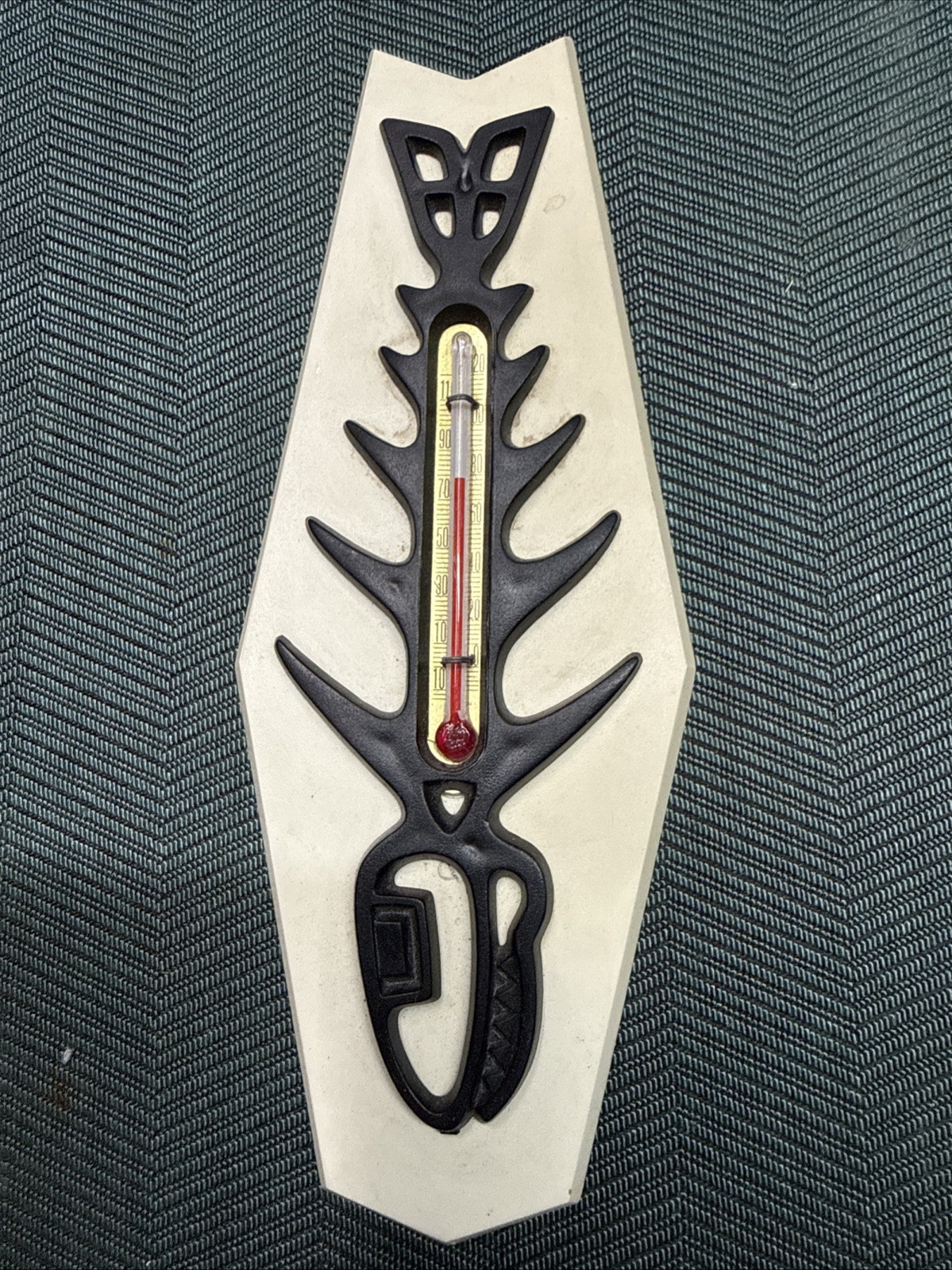 Vintage Fish Skeleton Thermometer St Labre Indian School Ashland, Montana