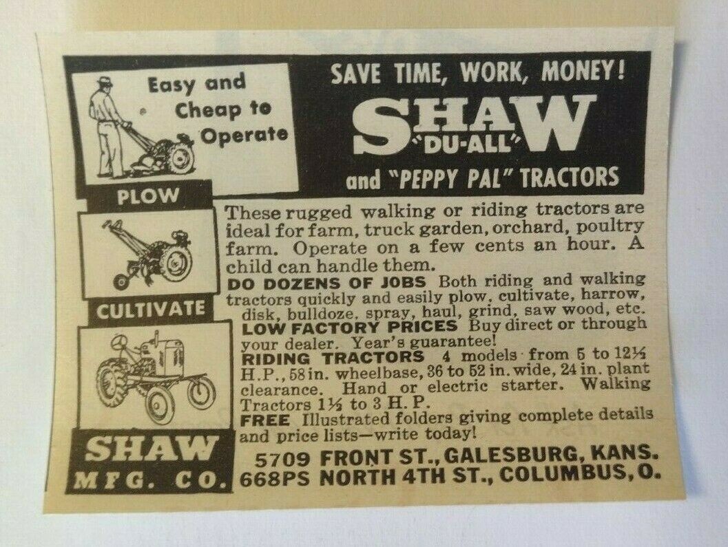 1948 The Fate-Root Health Co. Advertisement Plymouth, Ohio