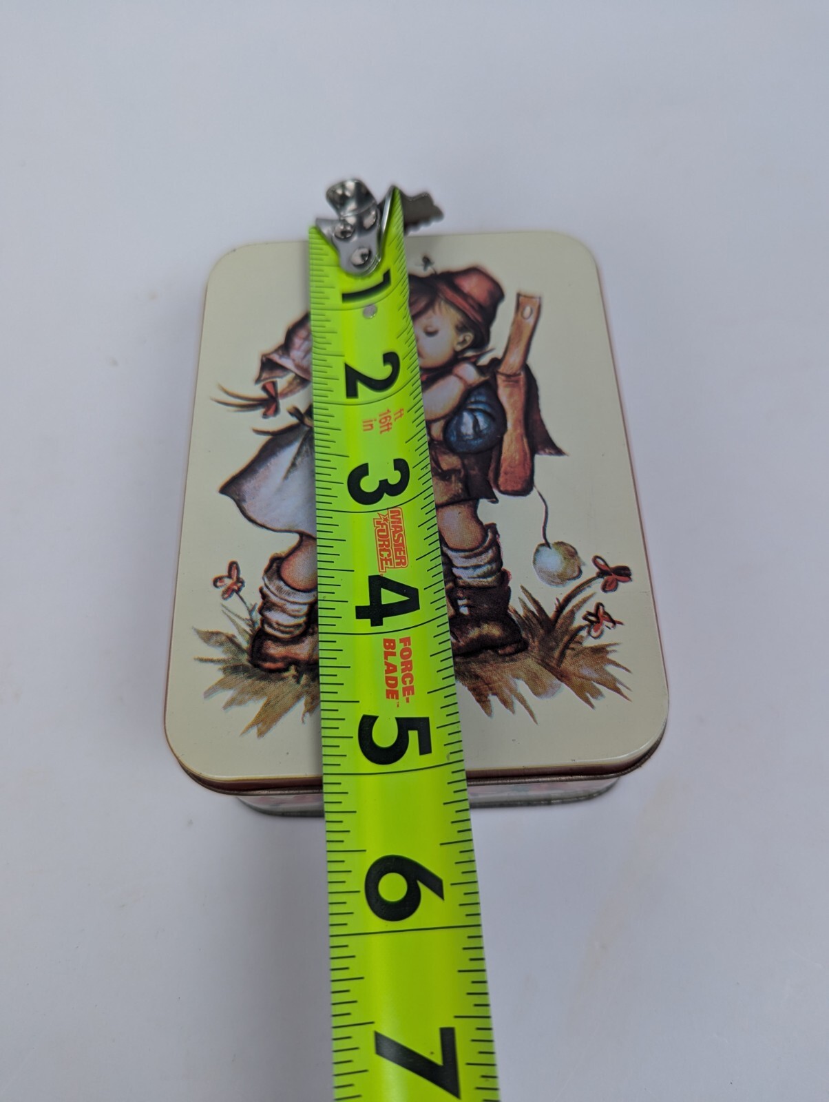 Tin Box Trinket Vintage Giftco Note Paper In Tin Box Little Boy * Girl