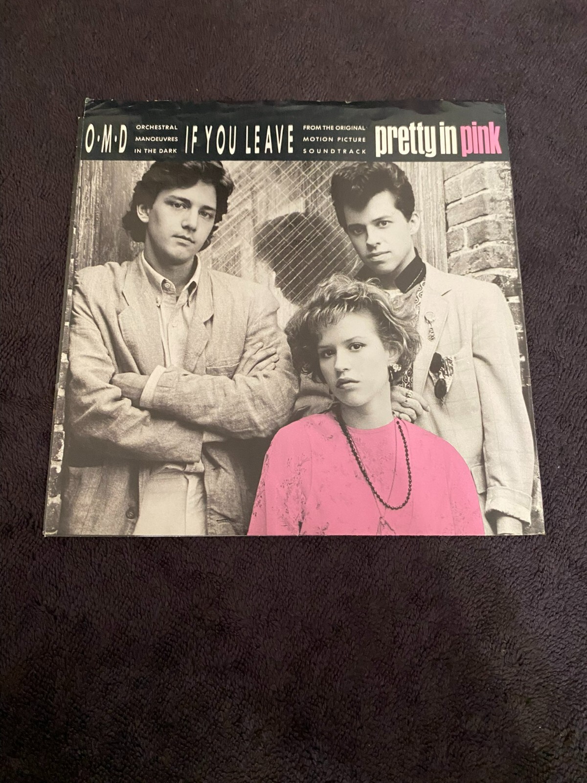 OMD, PRETTY IN PINK 1986 picture sleeve “If You Leave” Molly Ringwald, Jon Cryer