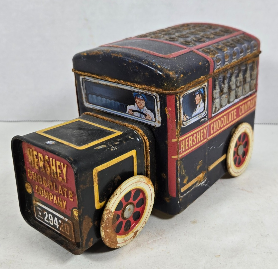 Hershey’s Milk Chocolate Milk Truck Collector Tin Trinket Box Vintage 2000