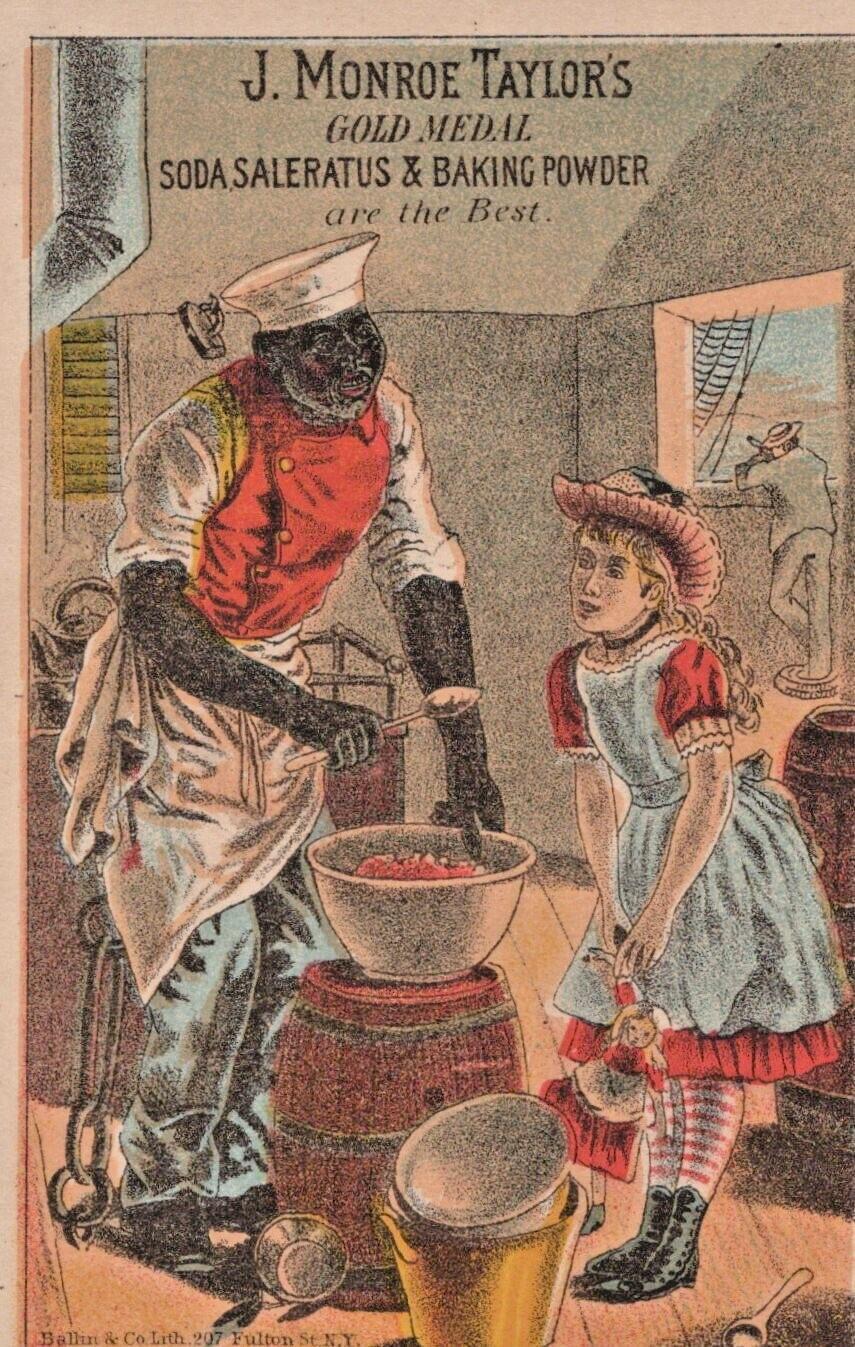Gold Medal Saleratus Baking Powder Victorian 1890 Trading Card Advertising A11GG