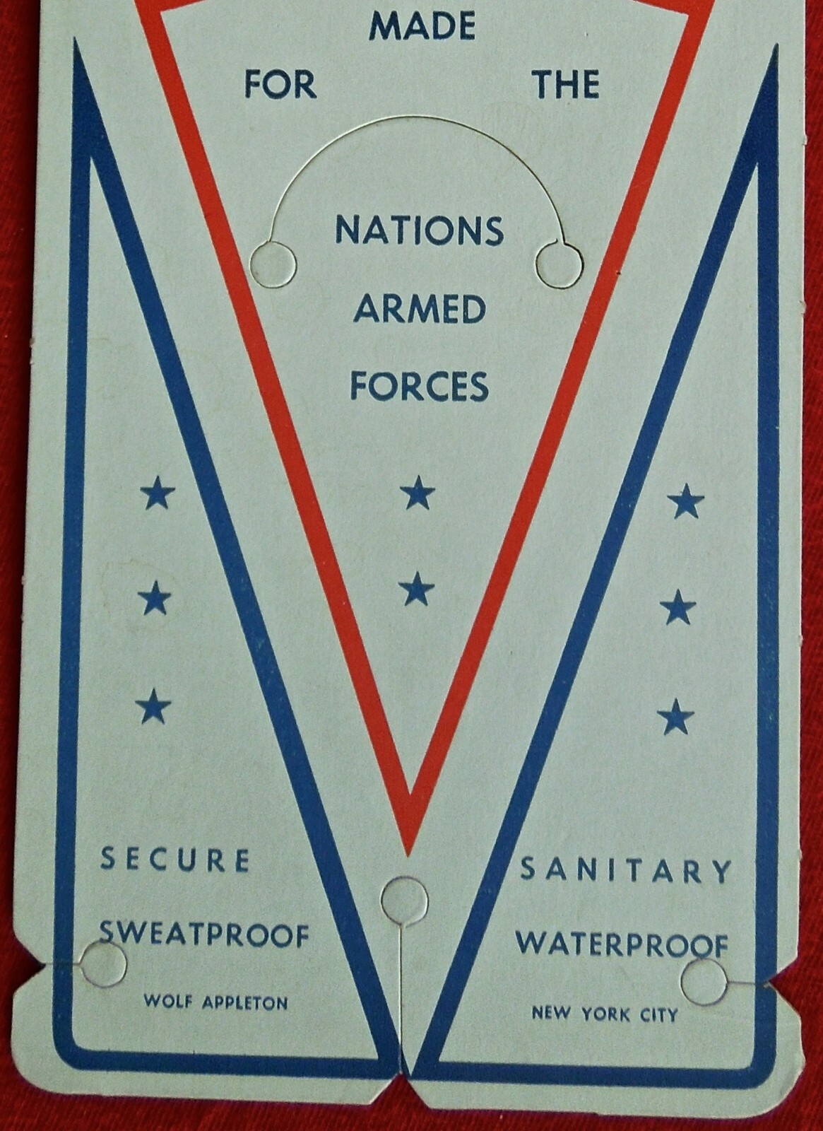 Wolf Appleton, America’s Tag Chain Service, US Armed Forces Dog Tag Display Card