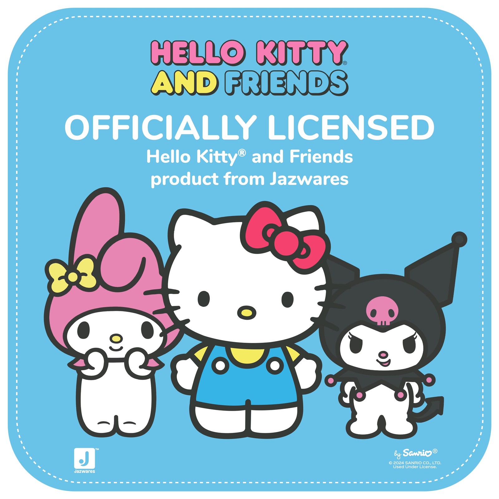 Hello Kitty & Friends 8 Inch Kuromi Soft Plush – Officially 8 Inches, Brown