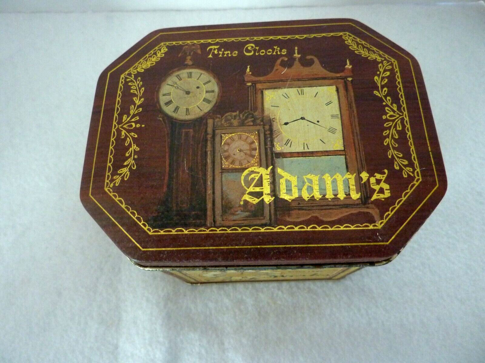 Adam’s Clock Works Tin -The Nostalgia Collection Keller Charles Of Philadelphia