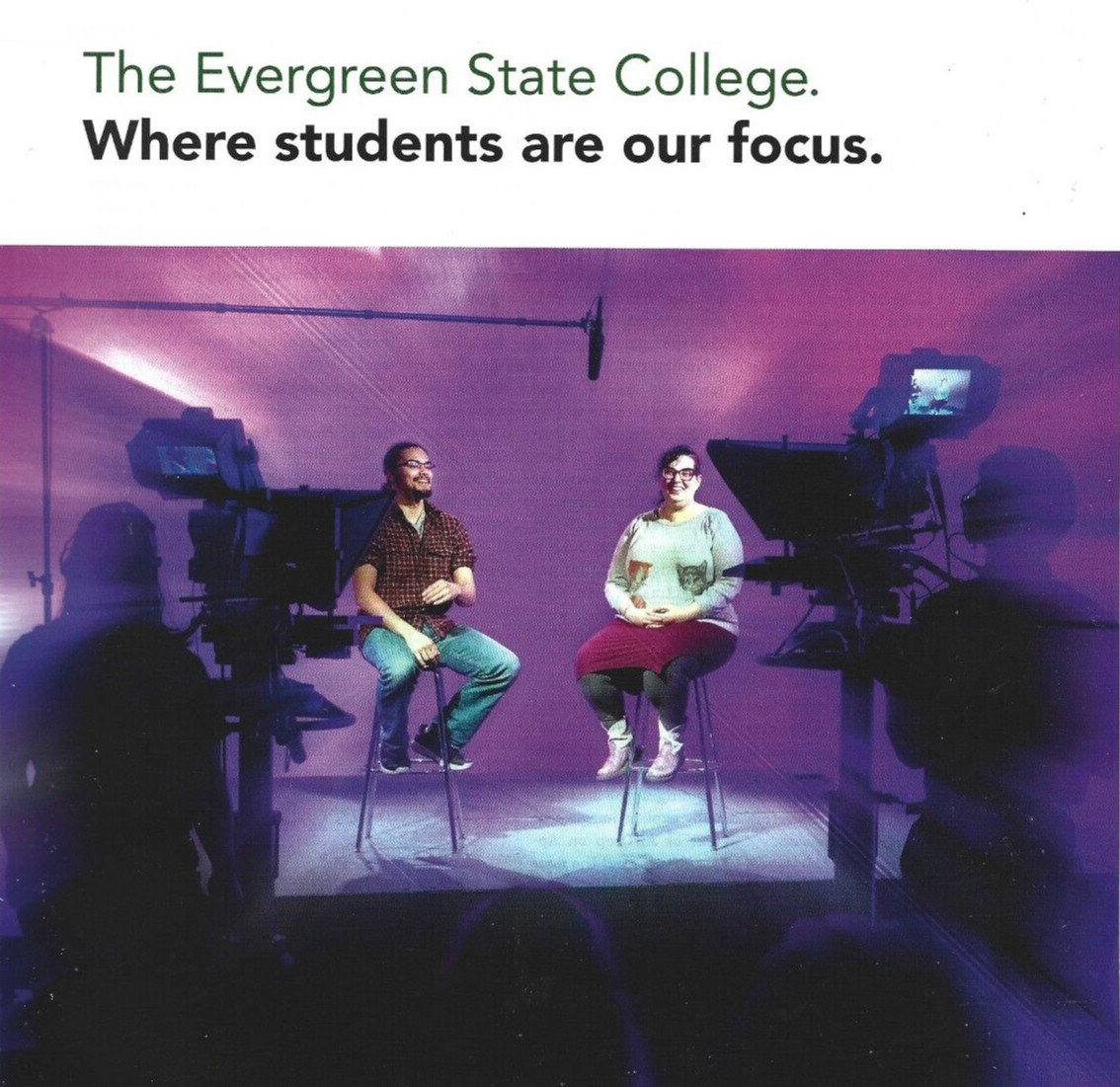 Evergreen State College Print Ad, Evergreen State College Magazine Ad