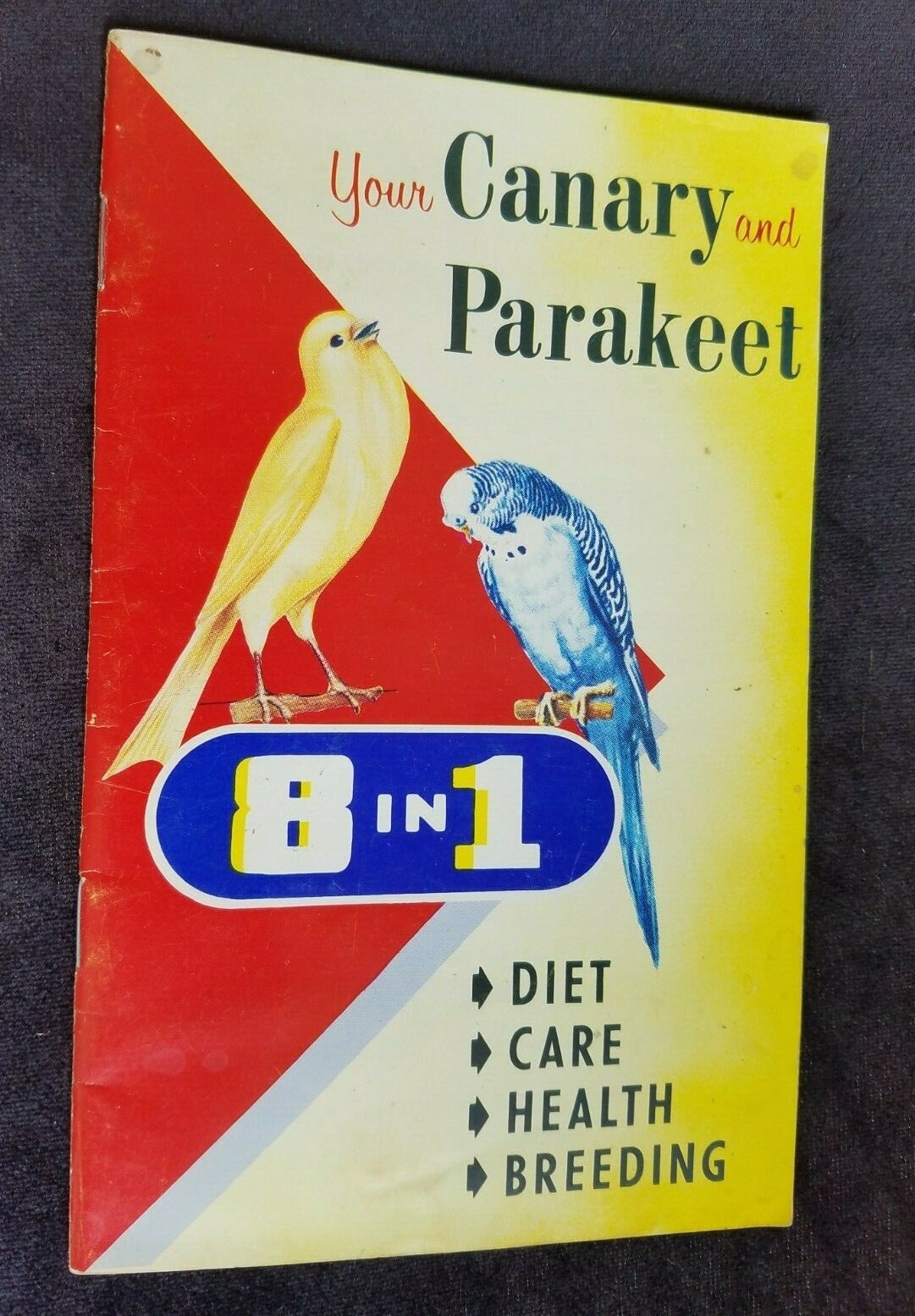 1966 Your Canary & Parakeet Care Book 8 In 1 Pet Products Long Island City NY