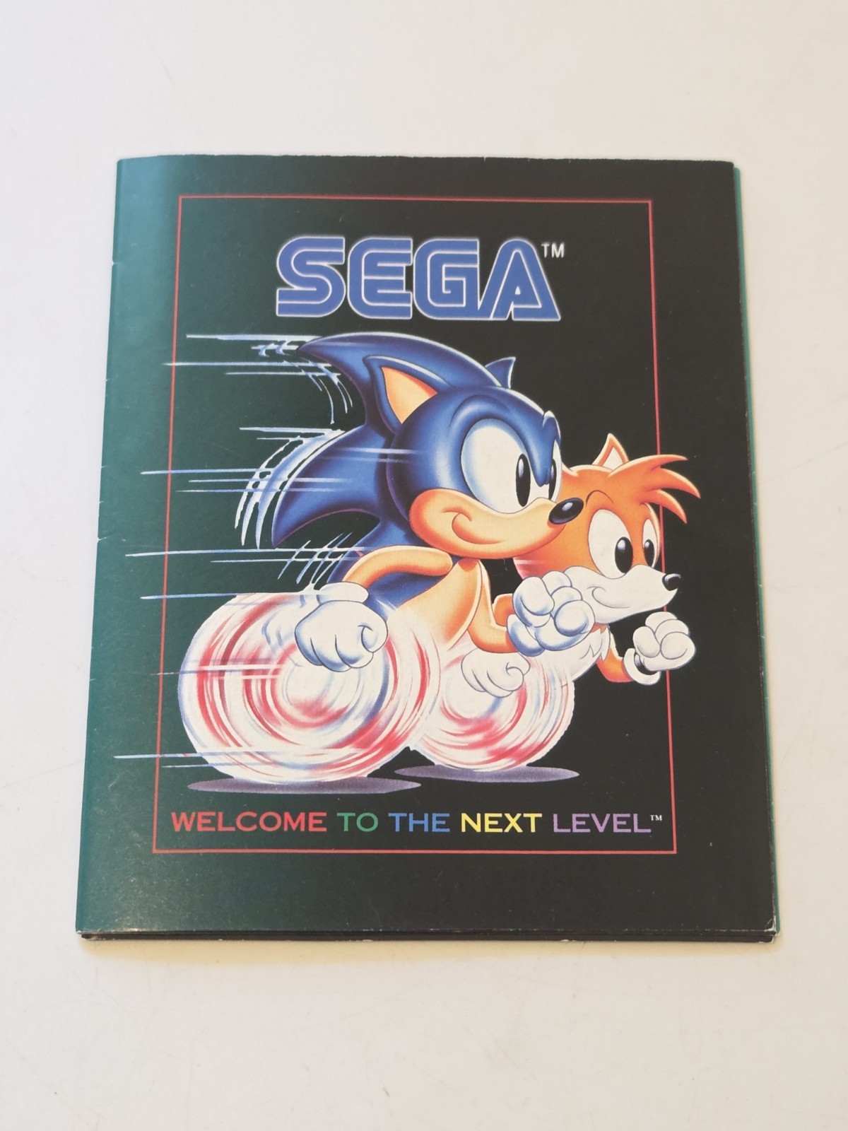 Vintage 1993 SEGA Genesis Brochure Foldout Poster Sonic Hedgehog Jurassic Park