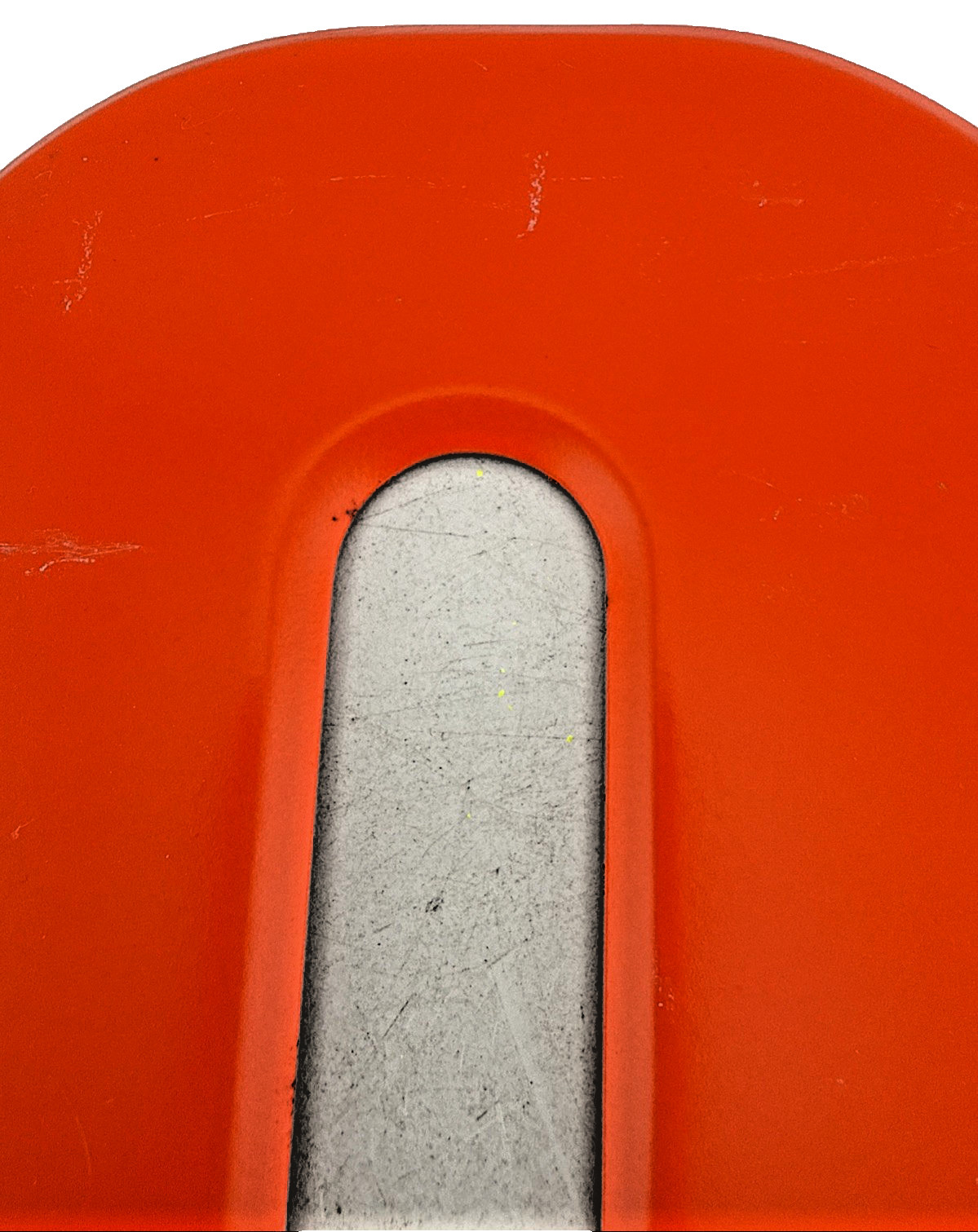 Vintage Commander-Board Metal Number 0 For Marquee Sign Painted Orange 10″ x 5″