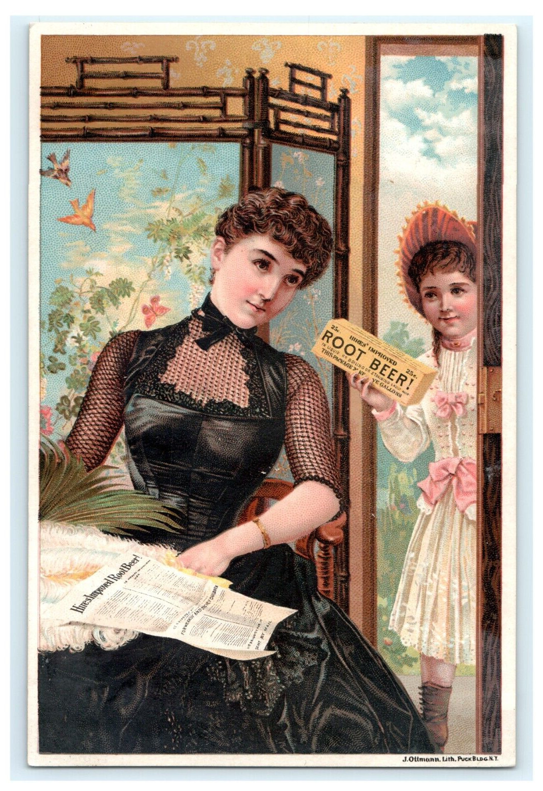 Hires Root Beer Soda – What Shall We Drink? – Victorian Interior Woman