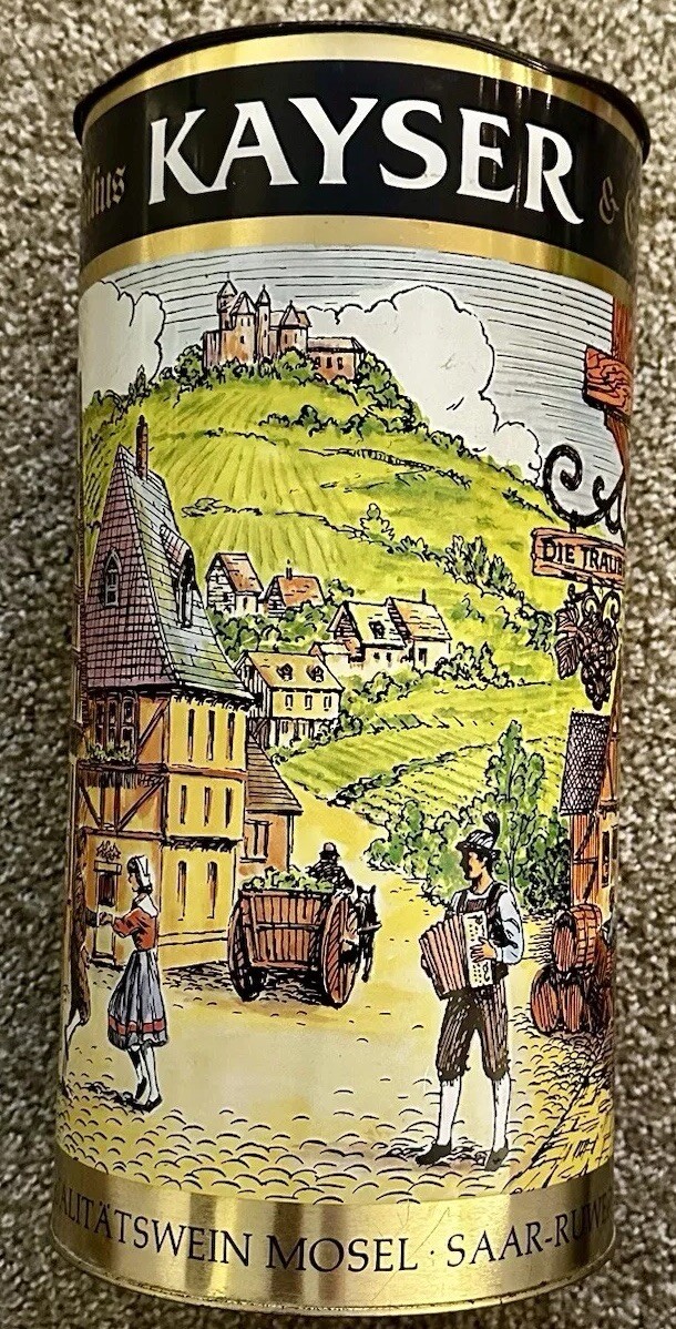 JULIUS KAYSER & Co. 1896, Weinkellerie Traben-Trarbach, Germany, Wine Canister