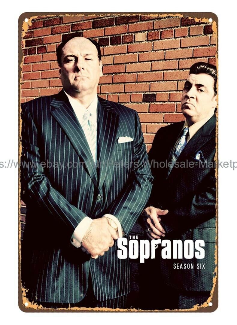 The Sopranos TV poster metal tin sign home garden decoration