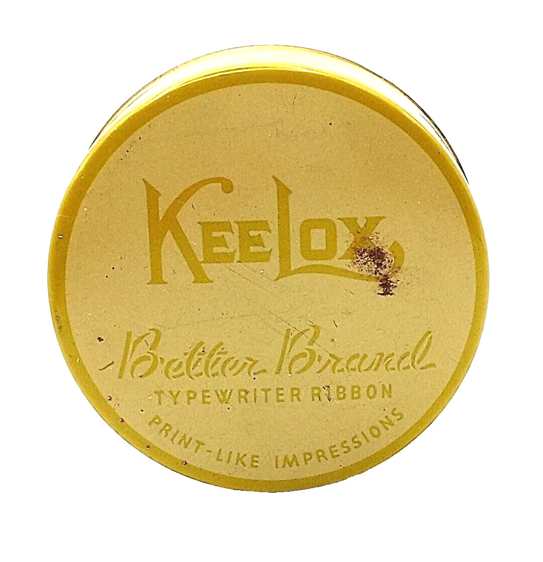 Rare Kee Lox Typewriter Ribbon Tin