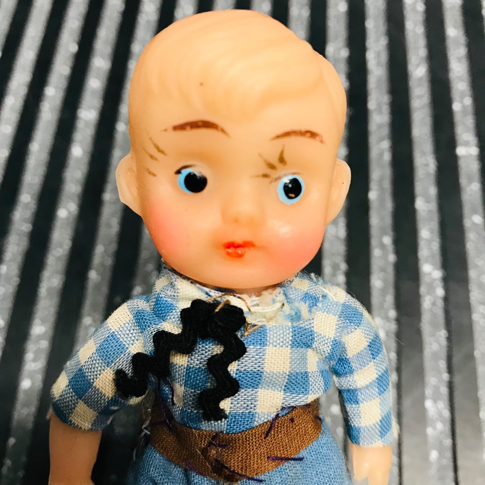 Very Rare Vintage “Buddy Lee type” Small Blow mold doll ,unmarked