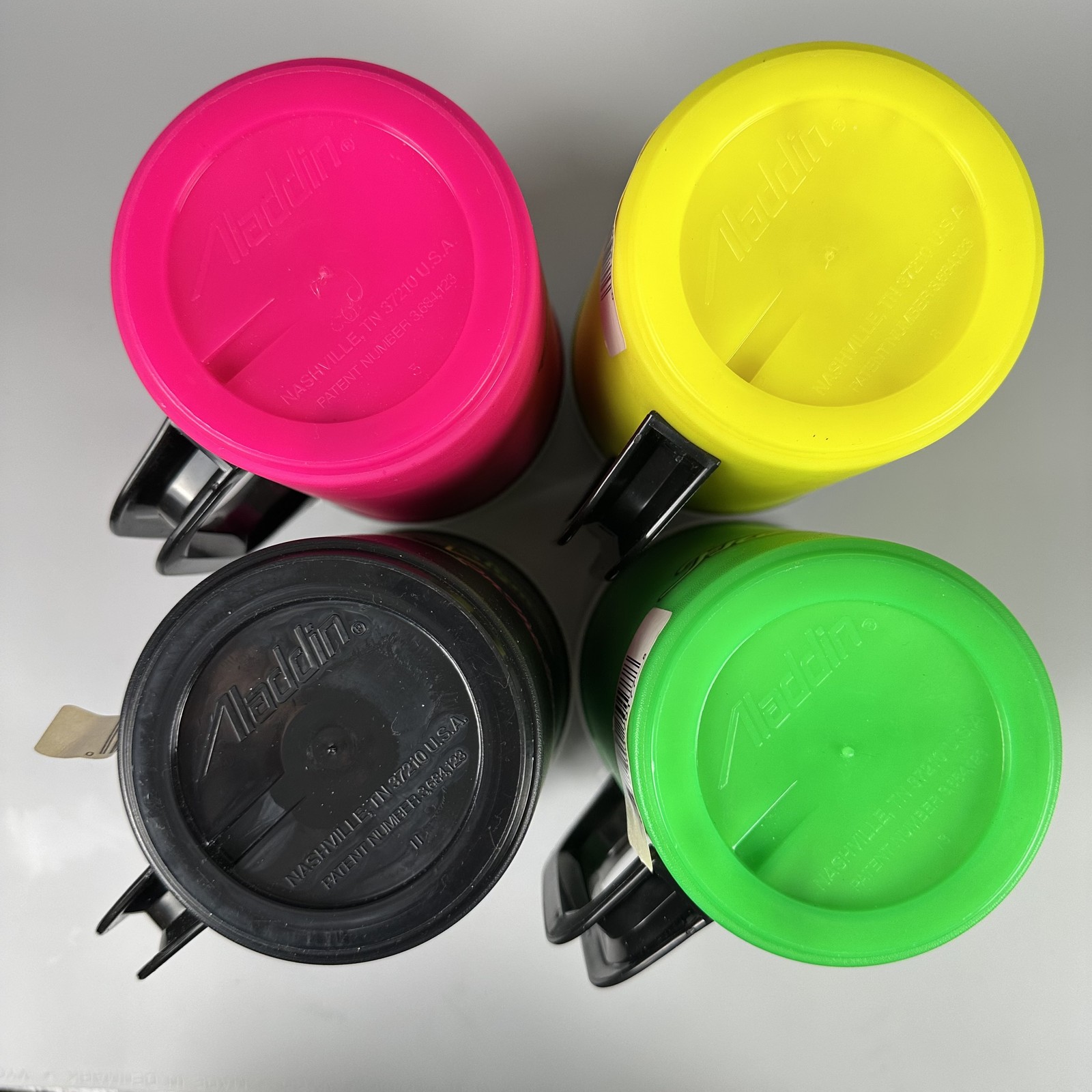 Vintage Salem Cigarettes Aladdin Neon Mugs Set 1992 Fresh On The Scene