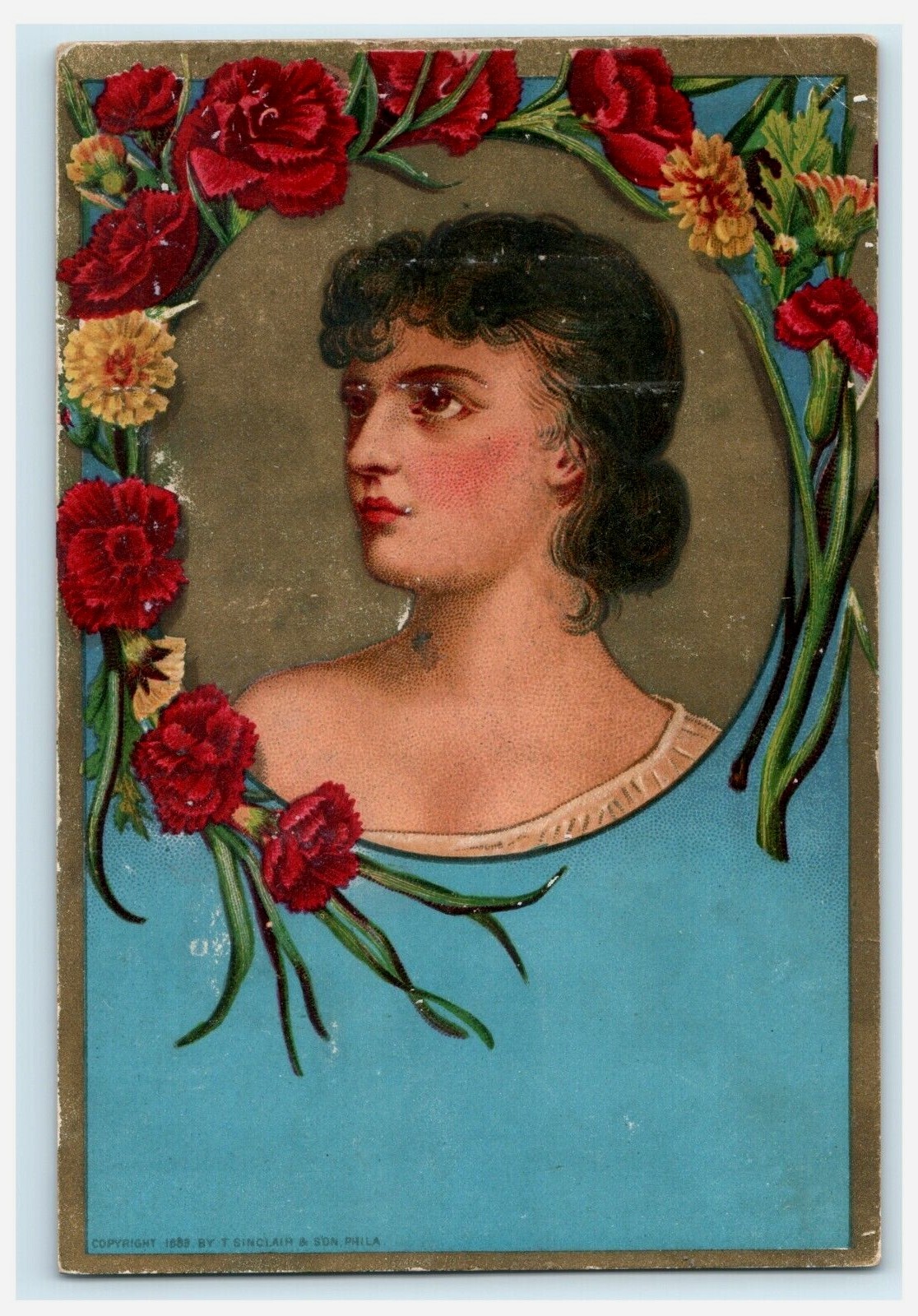 J.A. Godfrey & Co. Clothiers Waterbury CT – 4″ x 5″ Mothers Delight large Card