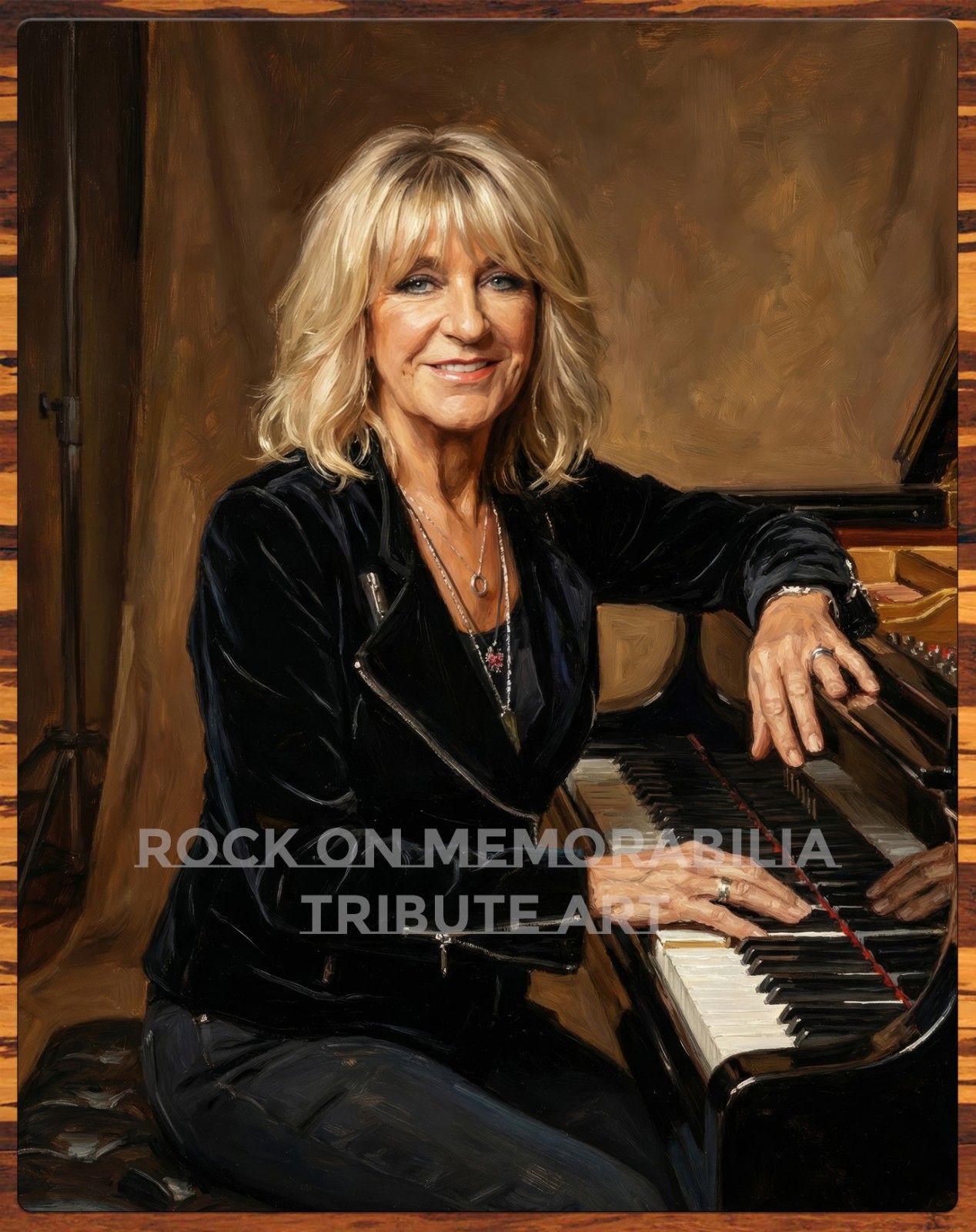 Christine McVie – Tribute Art – Premium Aluminum Metal Sign – 11 x 14