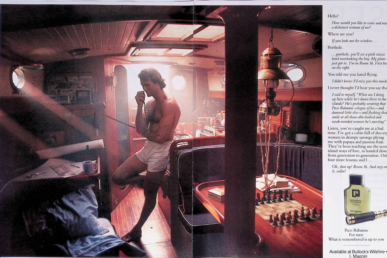 1989 Paco Rabanne Cologne Men What is Remembered Print Ad Mirabella Dec 2 pgs