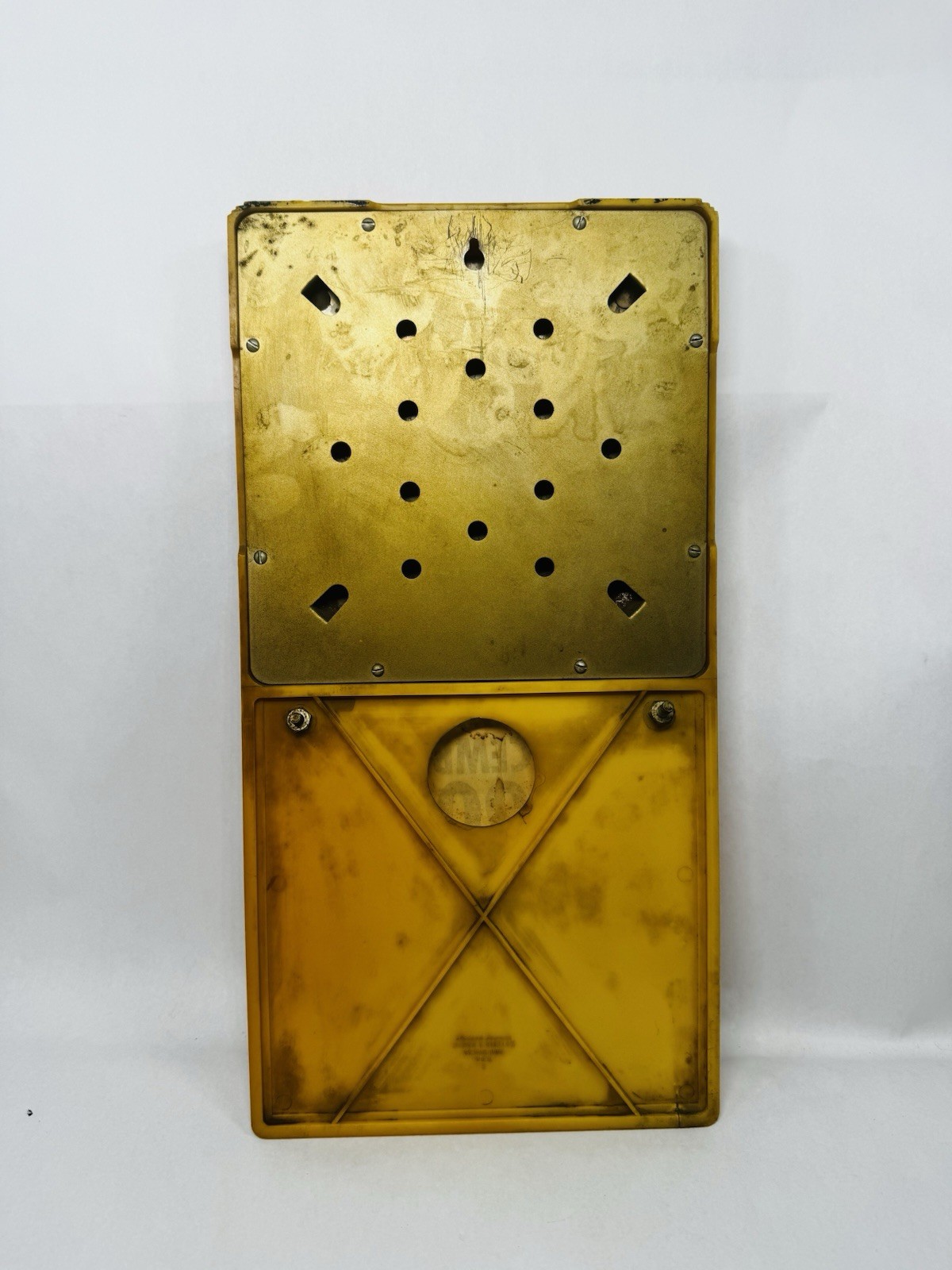 VTG. 1973 Thermometer / Calendar Art Deco Brown & Bigelow USA First Federal