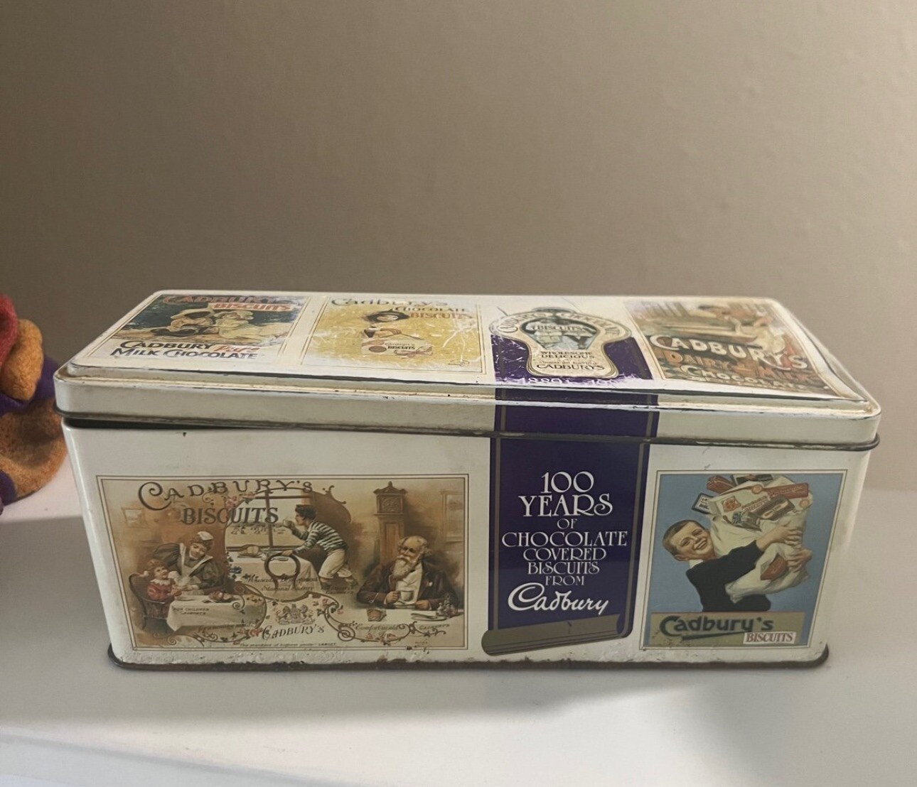 Vintage 1990 Cadbury’s Chocolate Biscuits 100 Year Tin