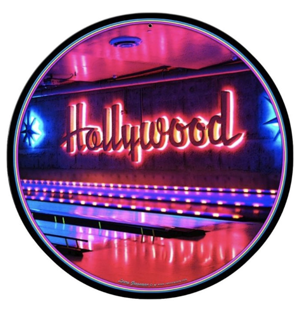 West Hollywood Metal Sign 28X28 by Larry Grossman – LG549