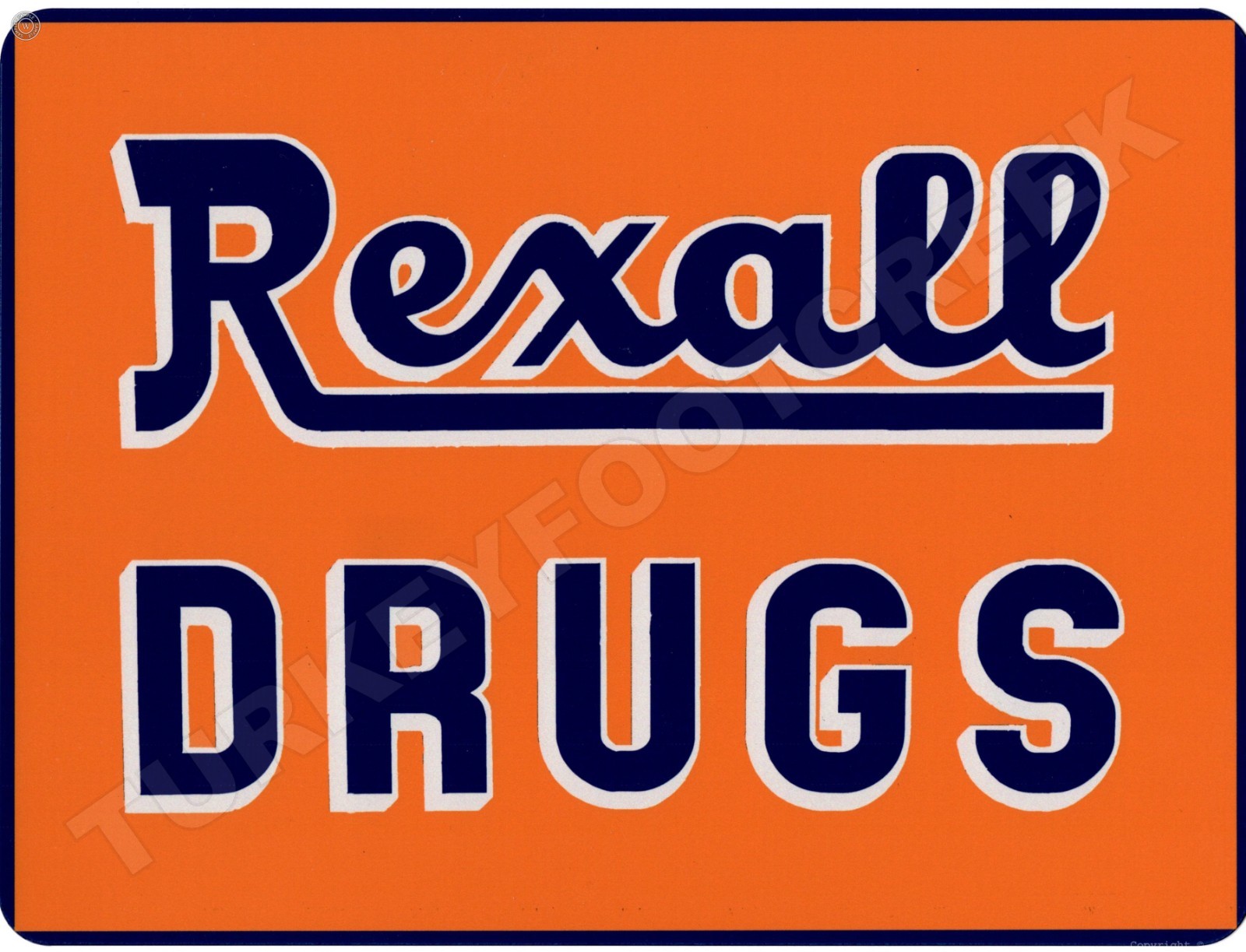 Rexall Drugs 9″ x 12″ Metal Sign