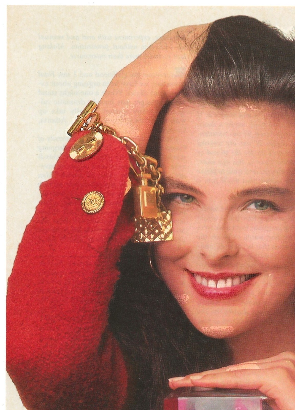Vintage Print Ad Chanel No 5 Perfume – Giant Bottle – Jan 1988