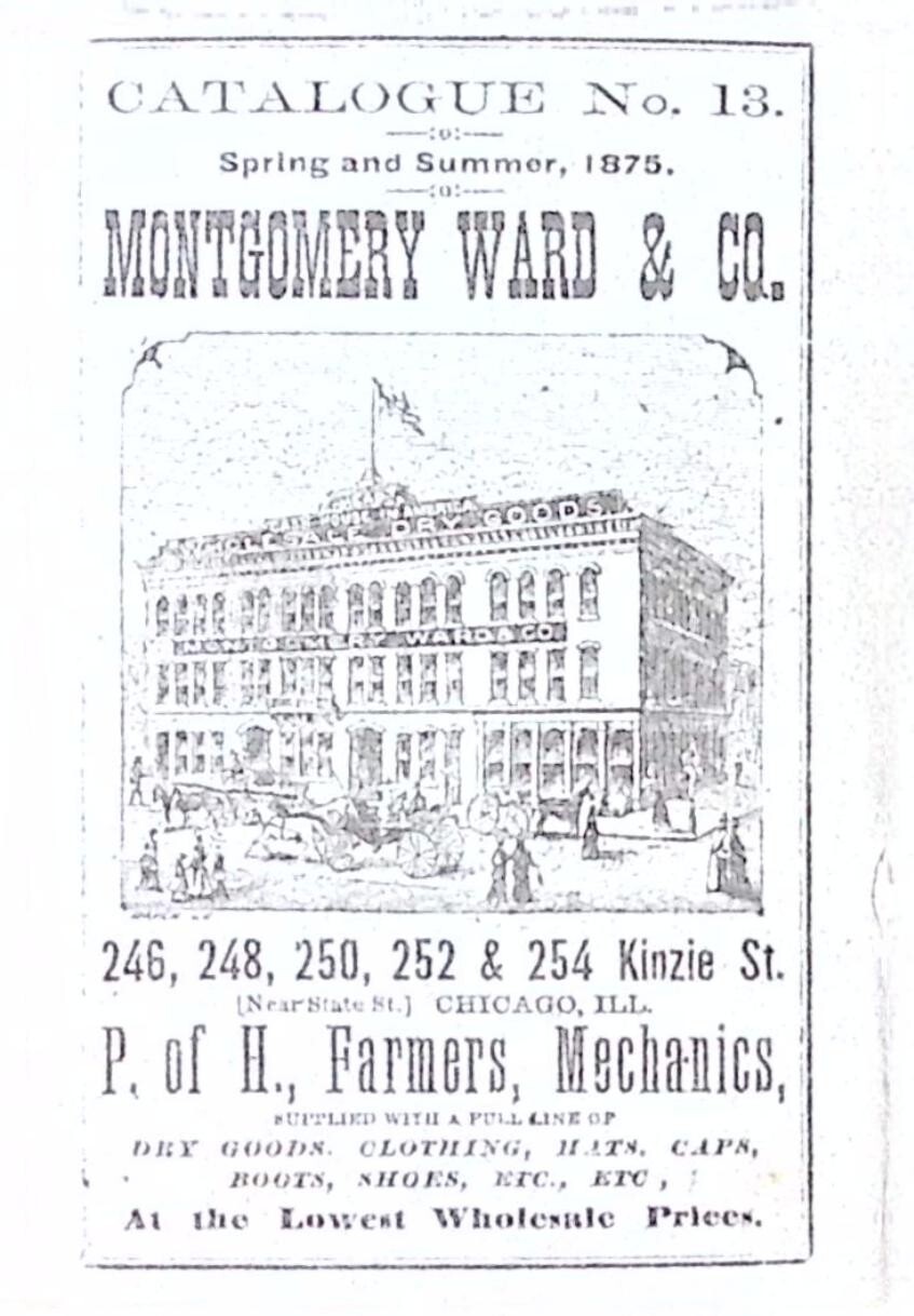 Montgomery Ward & Co. Catalogue No.13 Spring & Summer 1875 (1970’s Reproduction)