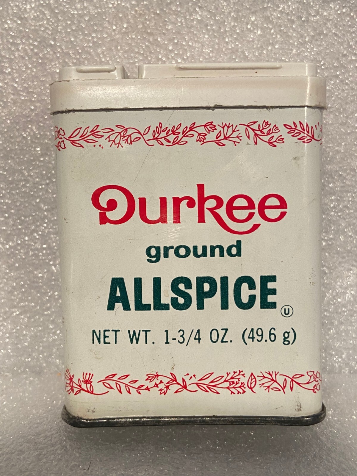 1.75oz Durkee Ground Allspice Tin *Pre-Owned/Empty* dd1