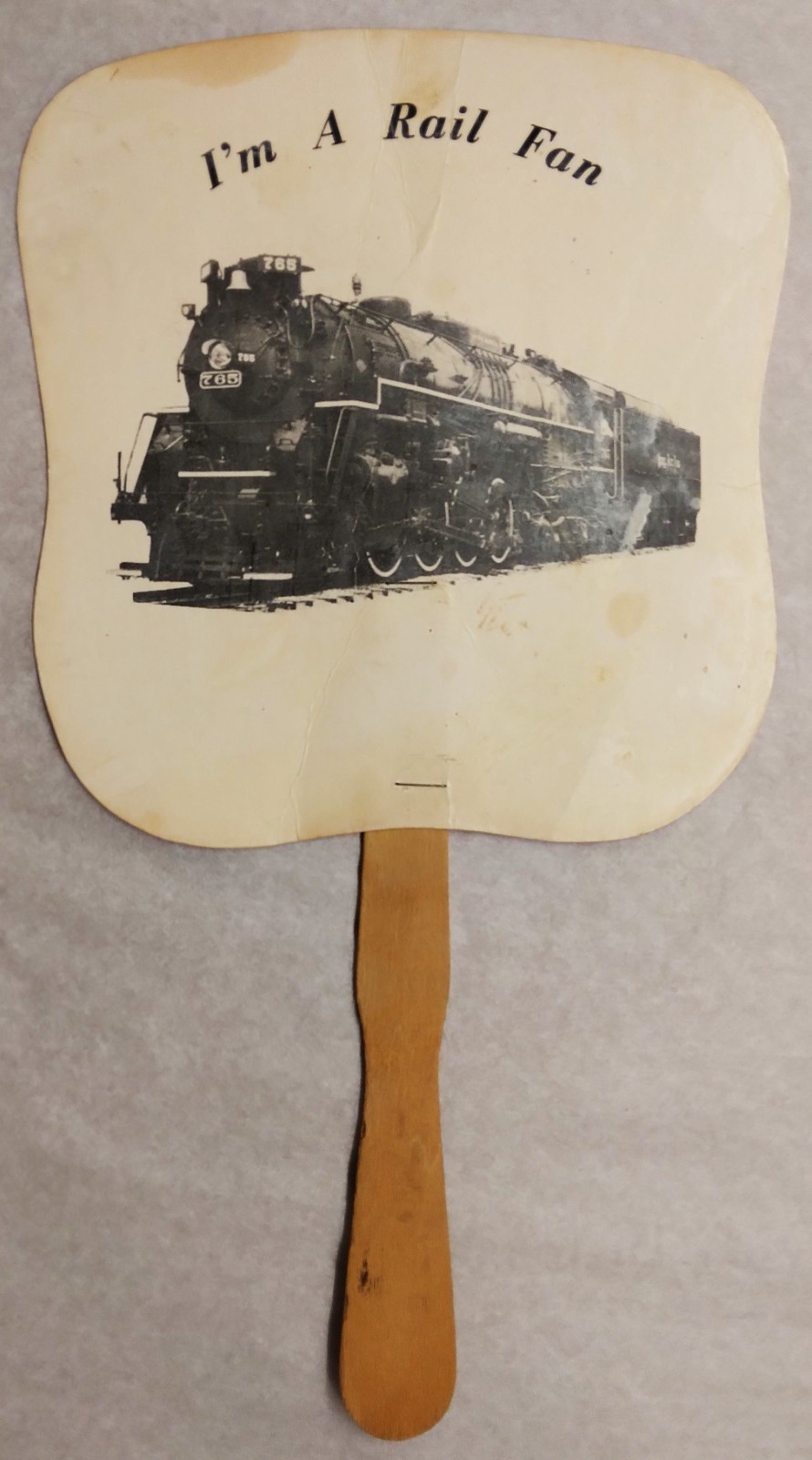 Vintage Hand Fan for The “765” Going to Make a run for the 250th