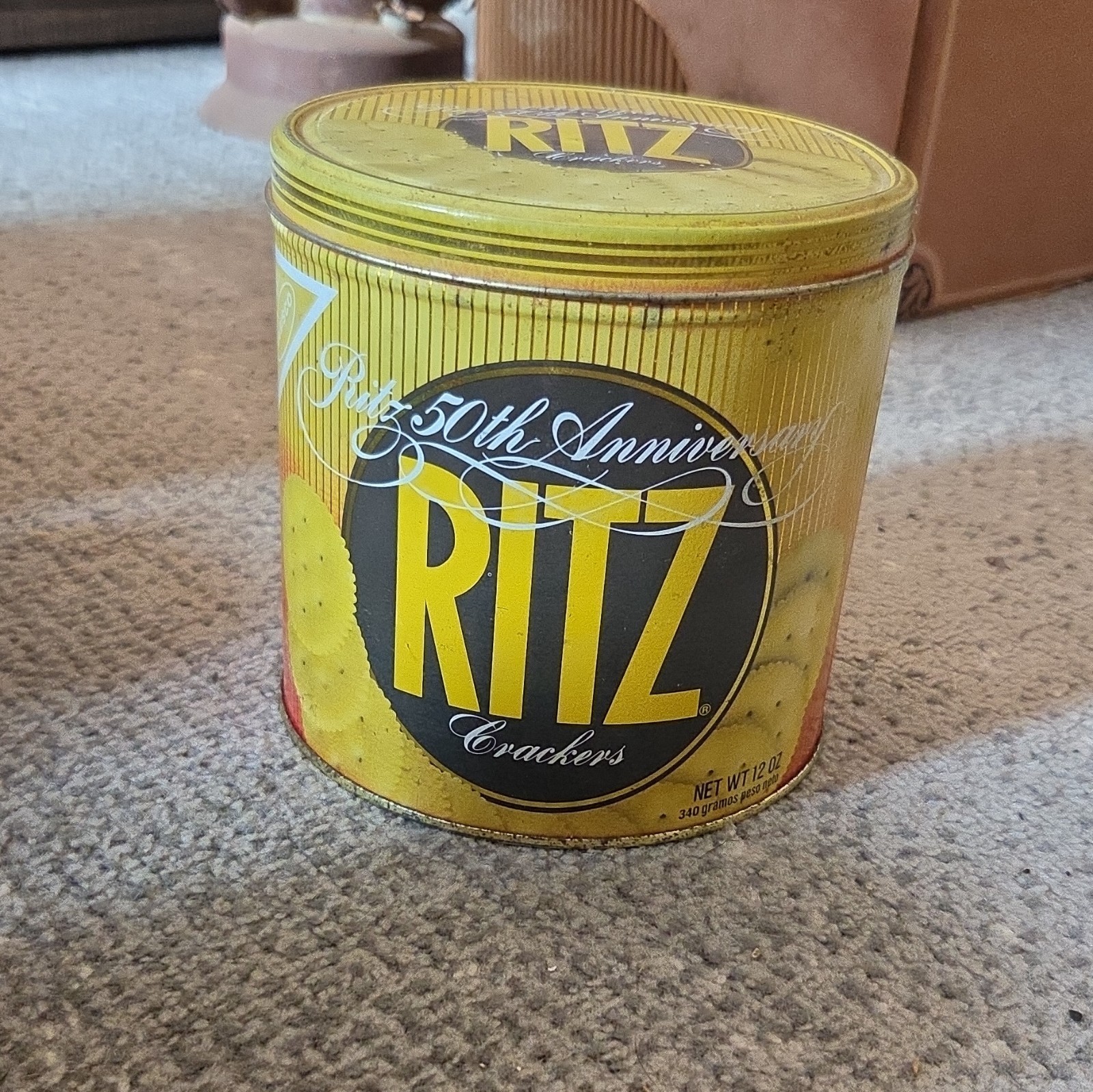 Assorted Brands Lot of 6 Advertising Tins Oreo Ritz Planters Log Cabin 1996
