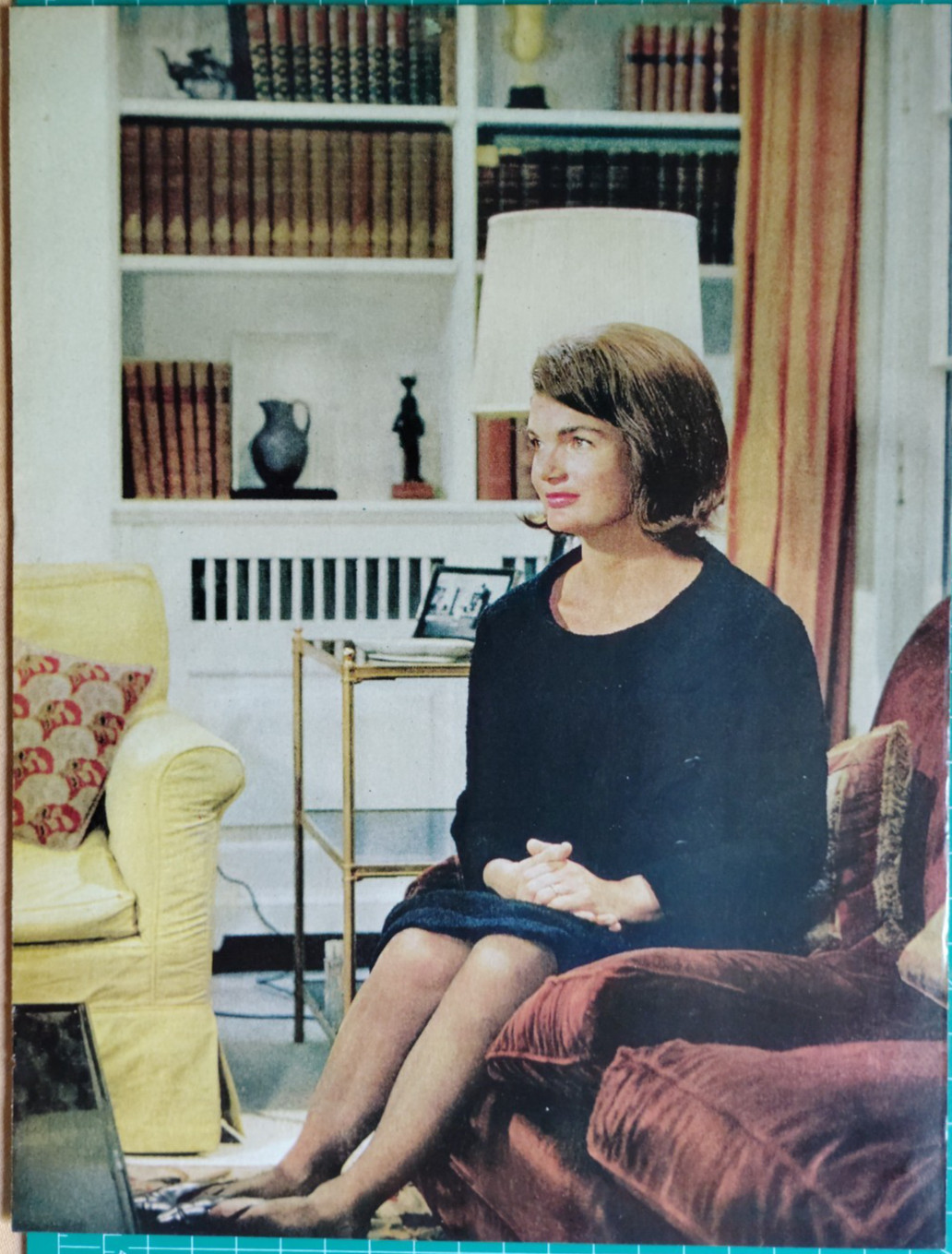 Vintage 6-Pg 1960’s Article Jacqueline Kennedy Discusses John Kennedy