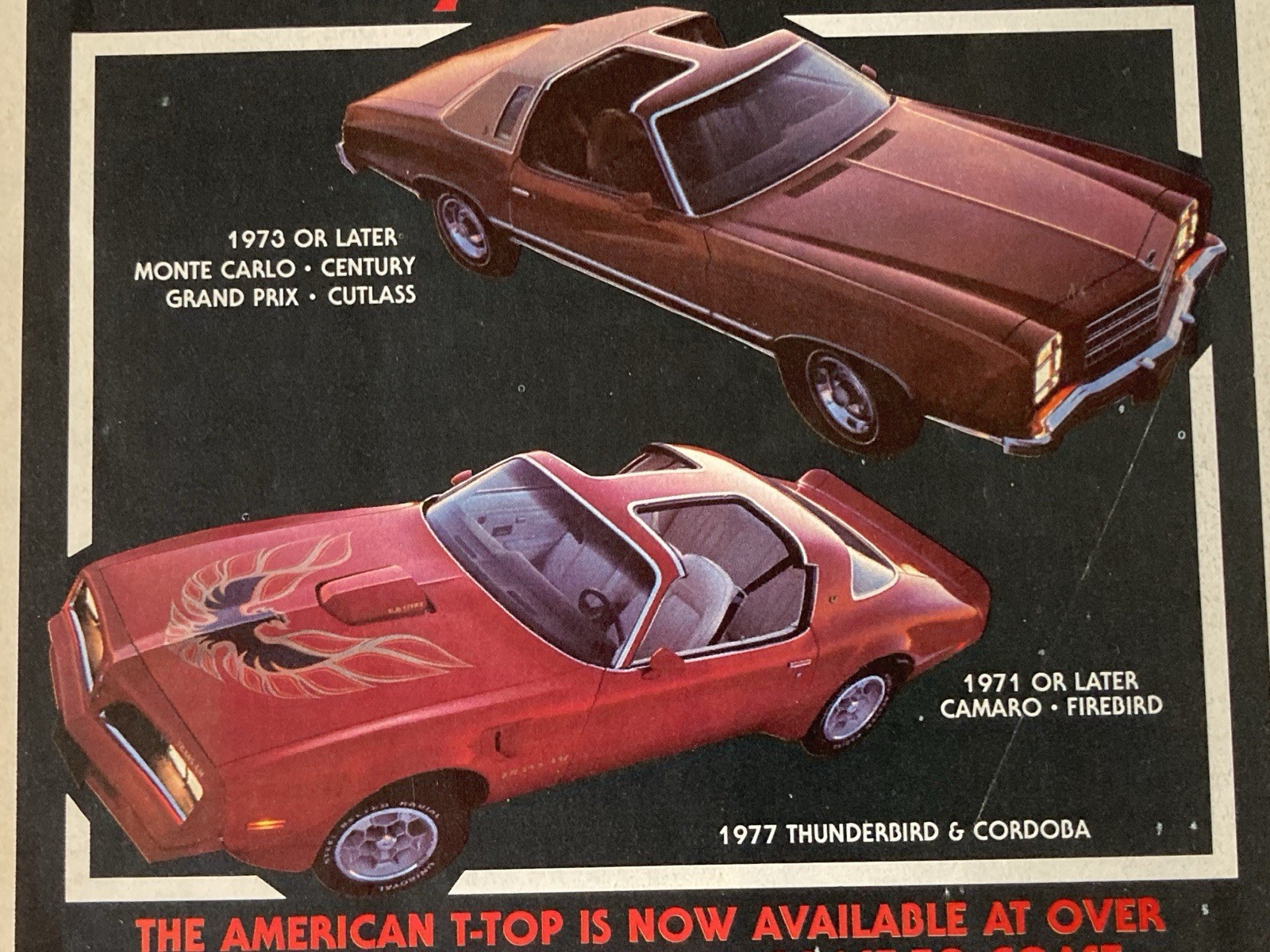 1977 American Hatch Corporation Print Ad AHC Beauty Treatment Trans Am Camaro
