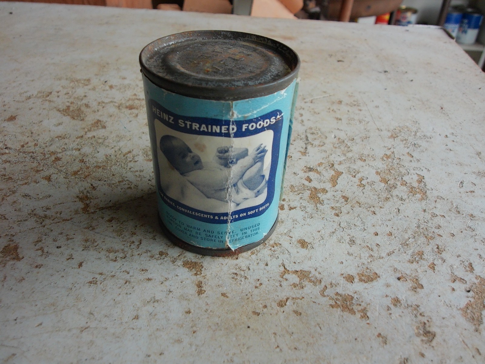 Vintage Unopened 4 3/4 oz. Heinz Sweet Potatoes Can Lot 26-21