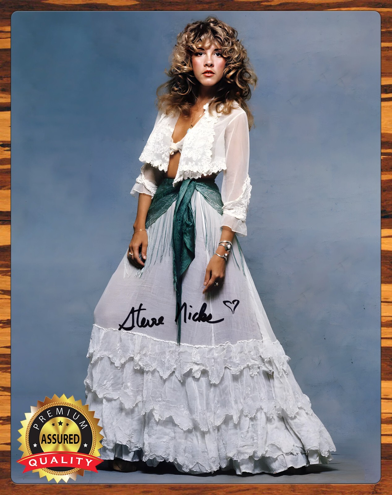Stevie Nicks – Fleetwood Mac – Signed Reprint – Metal Sign 11 x 14