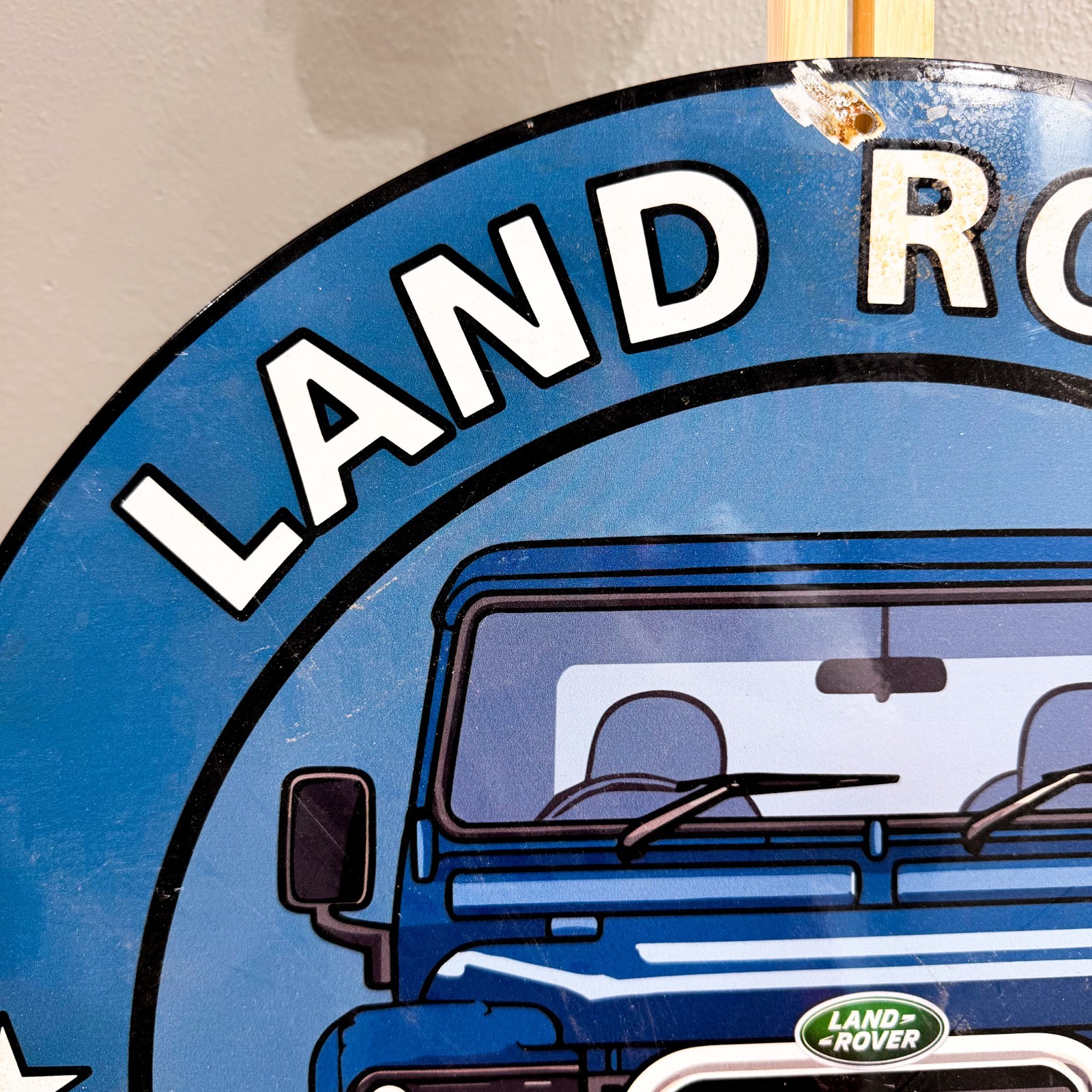 Land Rover Defender 110 Rusty Metal Sign – Garage Decor – 50 cm (19.7”)