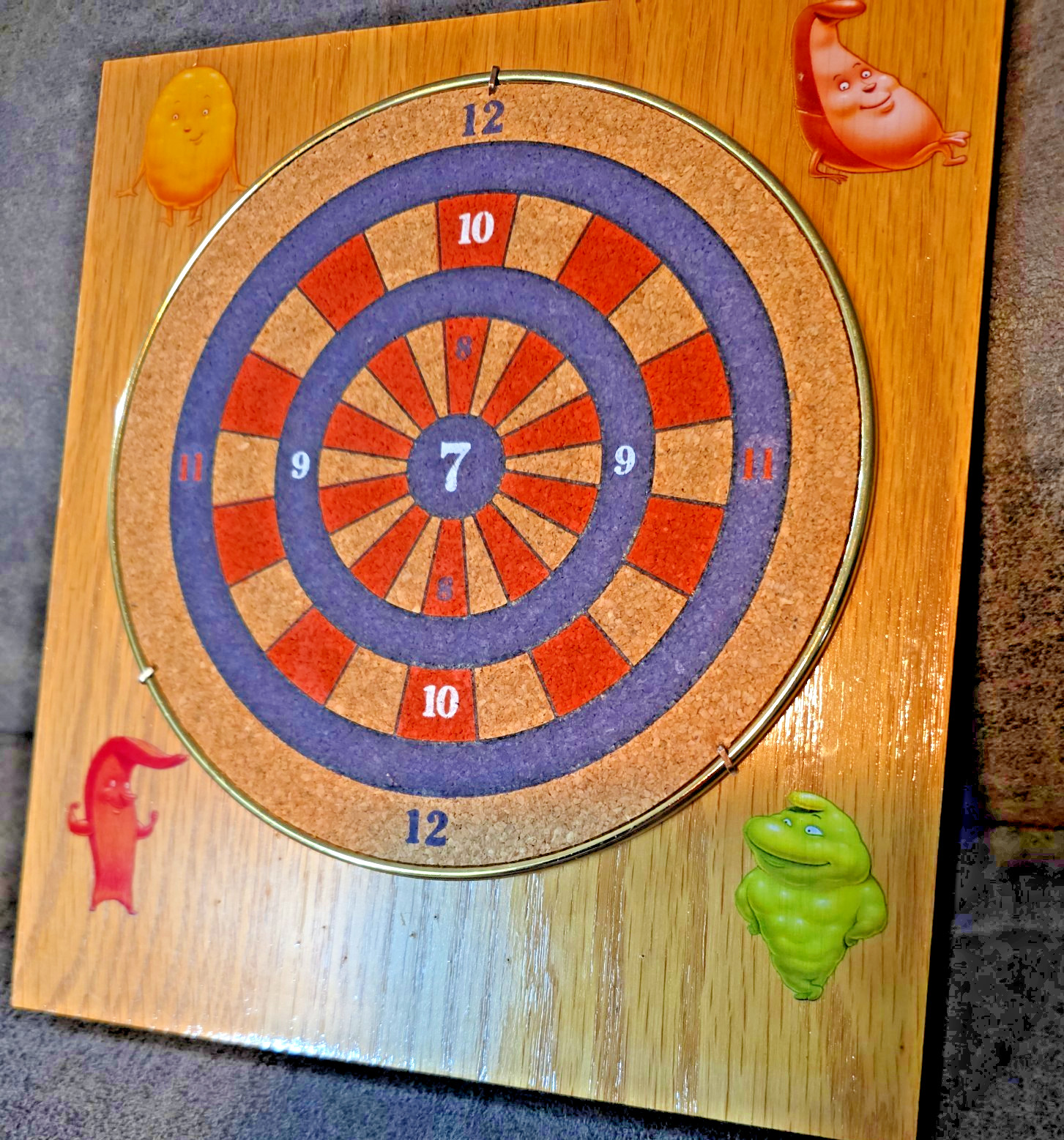 Vintage ACTOS Pioglitazone HCl Wood Magnetic Dart Game Drug Rep Promo Takeda