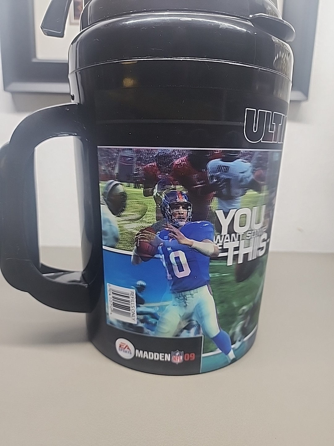 7-Eleven 2009 Madden XX Lenticular Ultimate Gulp Insulated Mug 64 oz Big Gulp