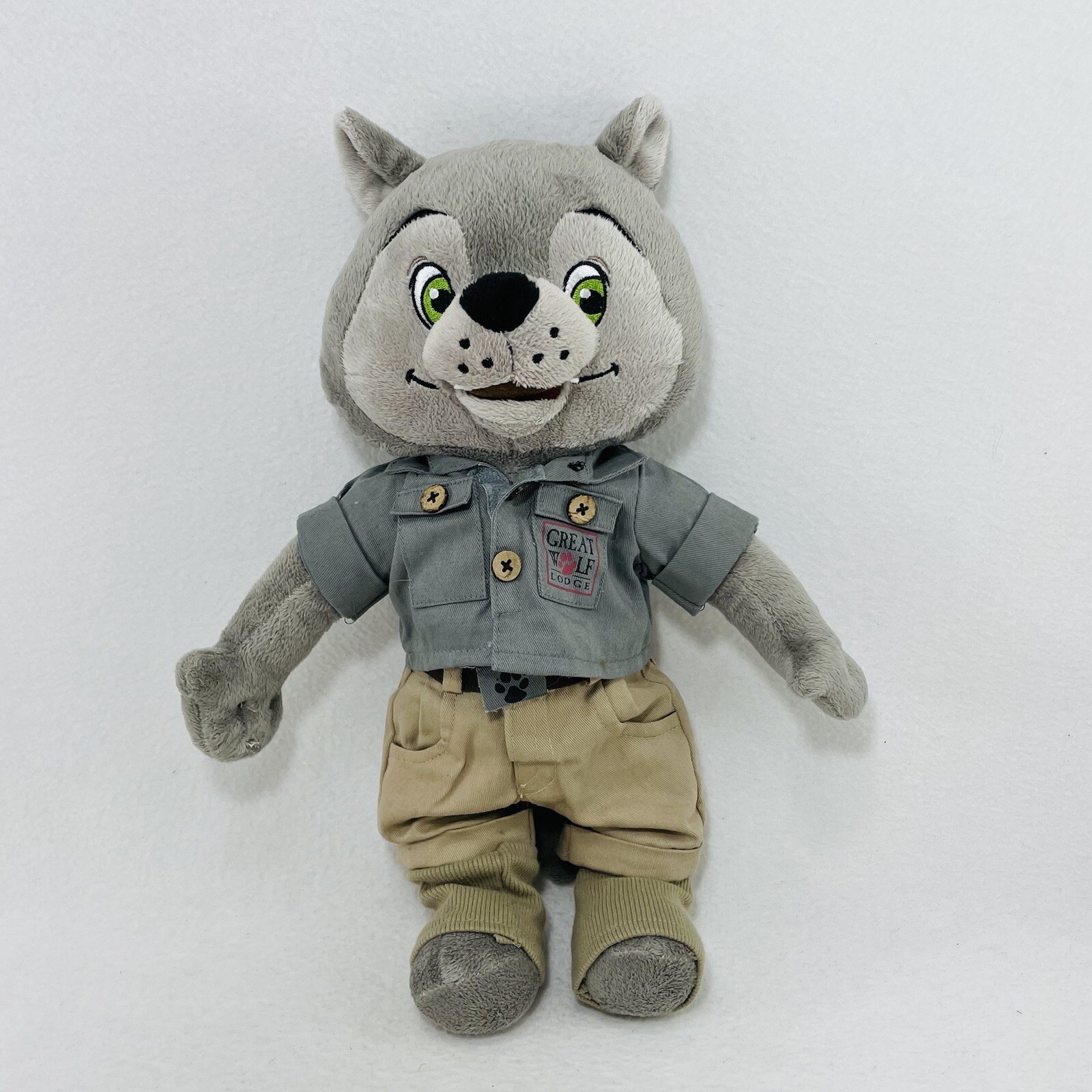 Fiesta Wiley Great Wolf Lodge Plush Toy Mascot Resort Souvenir Clothes Promo Kid