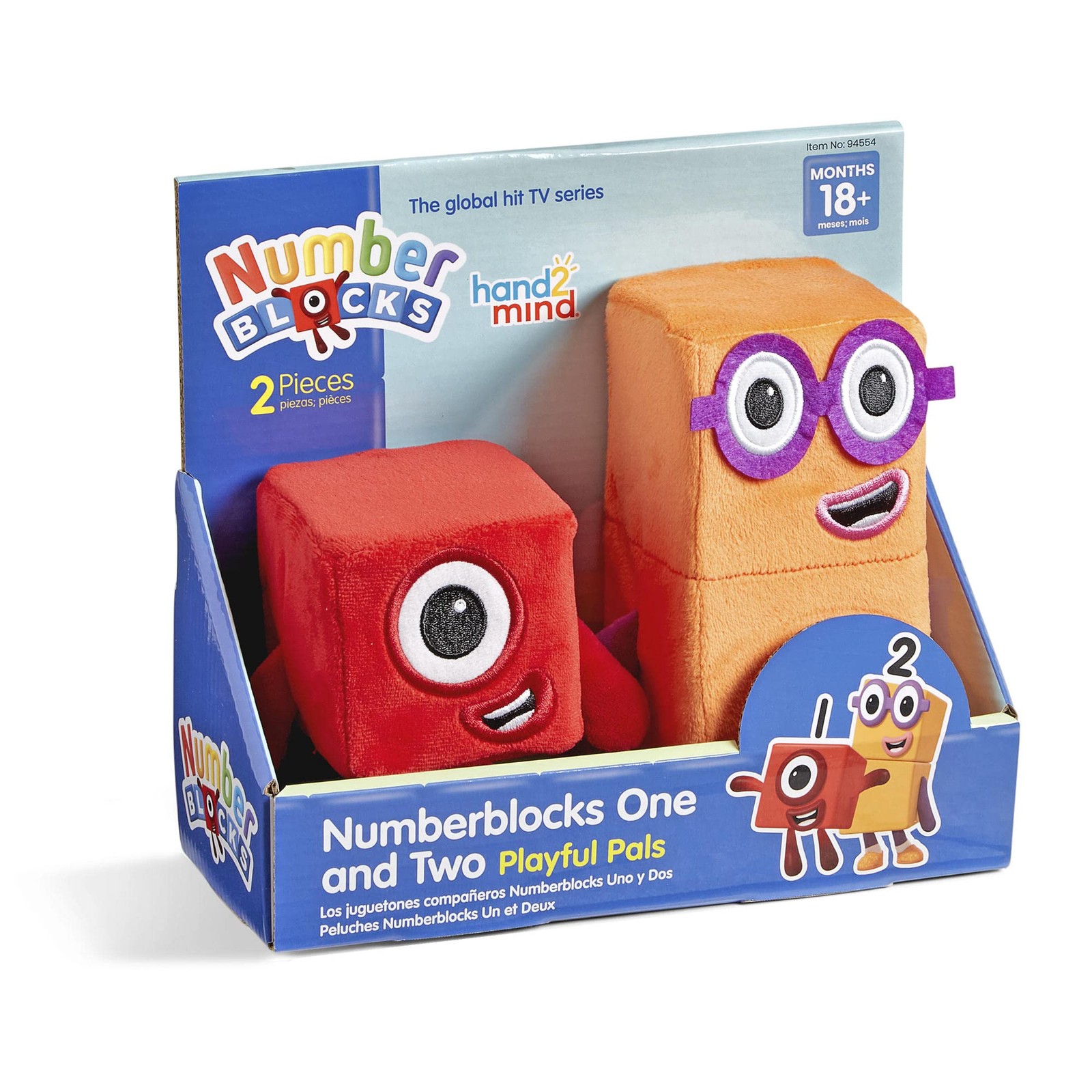hand2mind Numberblocks One & 10 inches x 8.5 x 5 inches, Multicolored