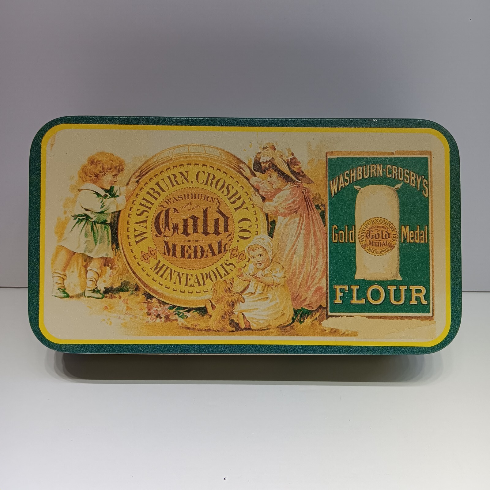 GOLD MEDAL FLOUR Tin Bristolware Collectible 4×7 inches Minneapolis 1992