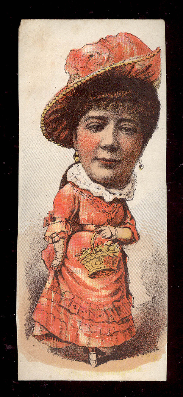 1880’s VAUDEVILLE SHOW, MR & MRS KNIGHT’S FAMOUS SPECIALTIES TRADE CARD TTC631
