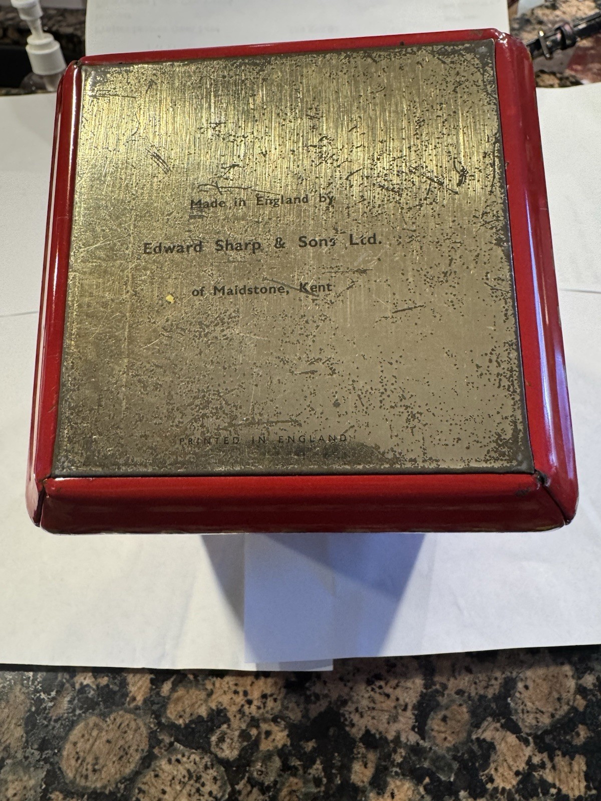 Vintage Queen Elizabeth II Coronation Toffee Tin Edward Sharp & Sons