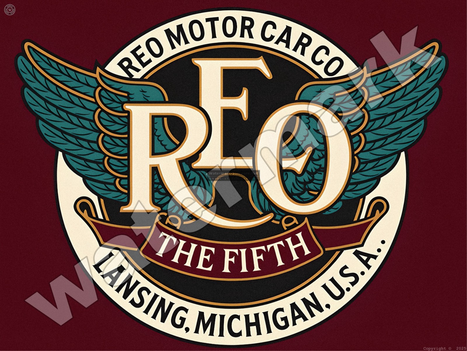 REO Motor Car Co. The Fifth Metal Sign 3 Sizes to Choose From