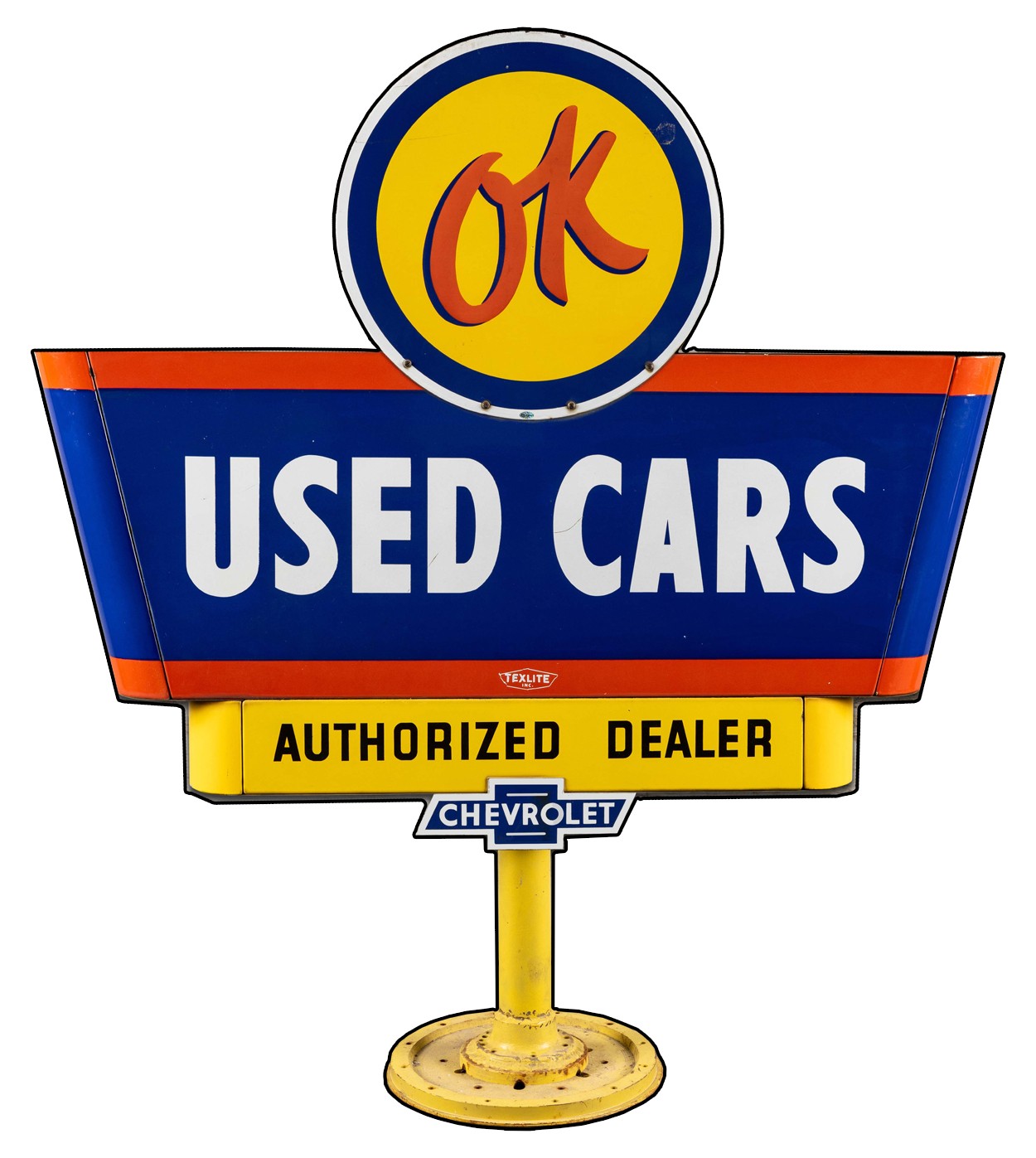 OK USED CARS Metal Sign 36×32