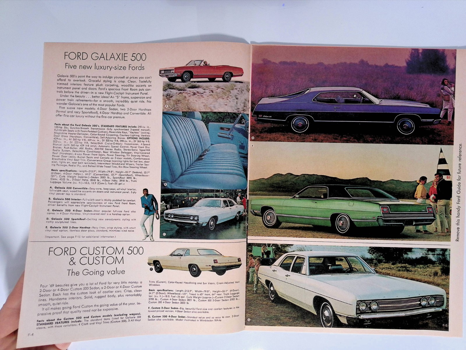 1969 Ford Guide Buyer’s Digest Thunderbird Booklet Print Ad Life Dec 27 1968