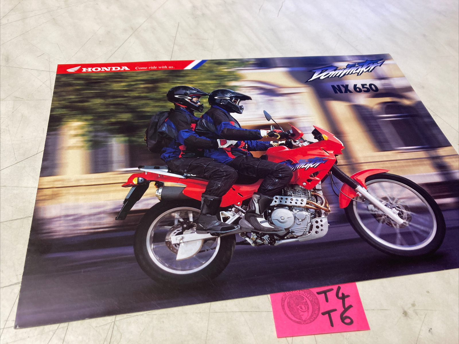 Honda NX650 Dominator 1998 NX 650 Sales Brochure Catalog Motorcycle