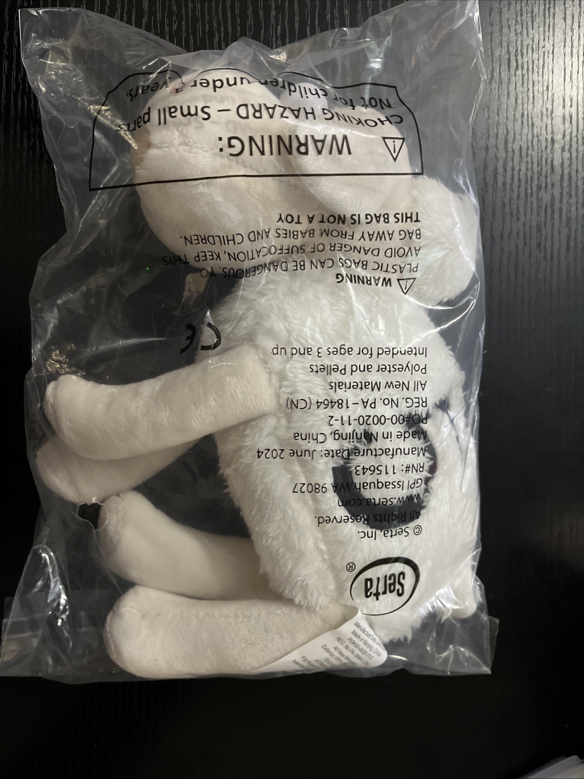 Serta Mattress Sheep #5 Plush Stuffed Animal Toy New Sealed Advertising!