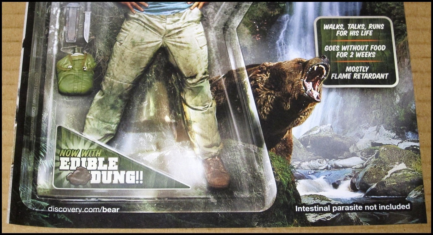 2010 Bear Grylls Man vs. Wild Discovery Channel Print Ad Advertisement Vintage