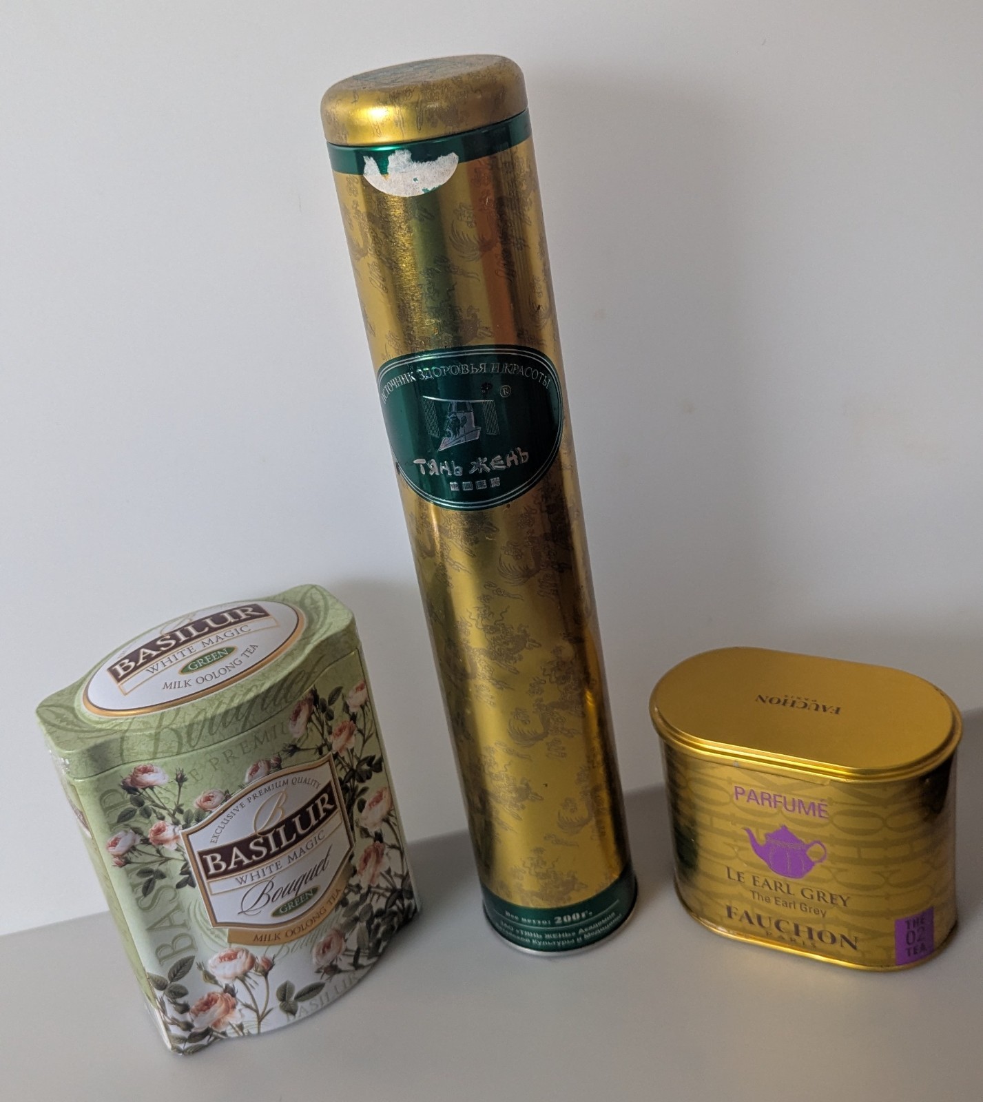 Collectible Tea Tins. Set of 3